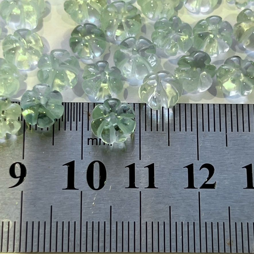 Perles Pumkin Améthyste Verte