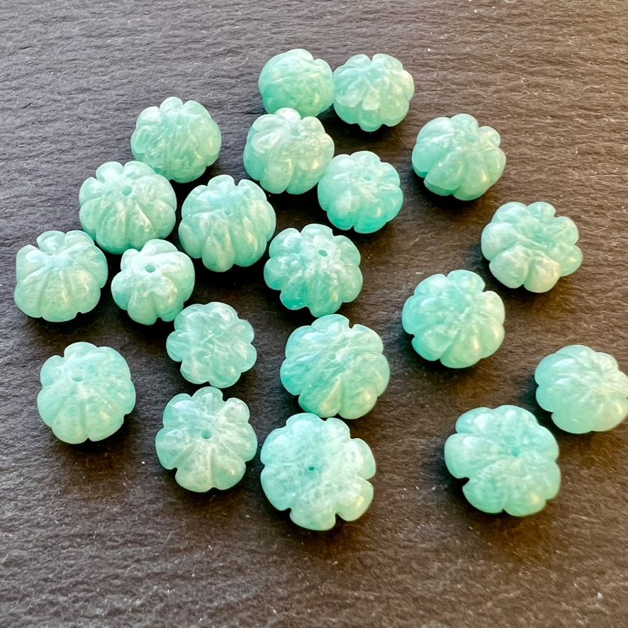 Perles Pumkin Amazonite