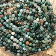 Agate Indienne facettée 4mm