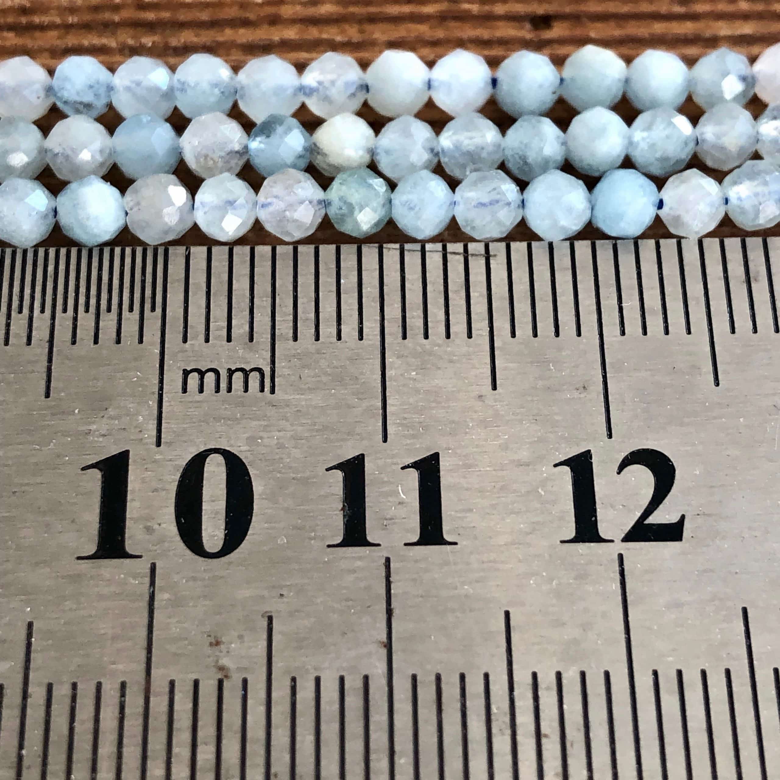 Aigue Marine Facettée 3mm 1
