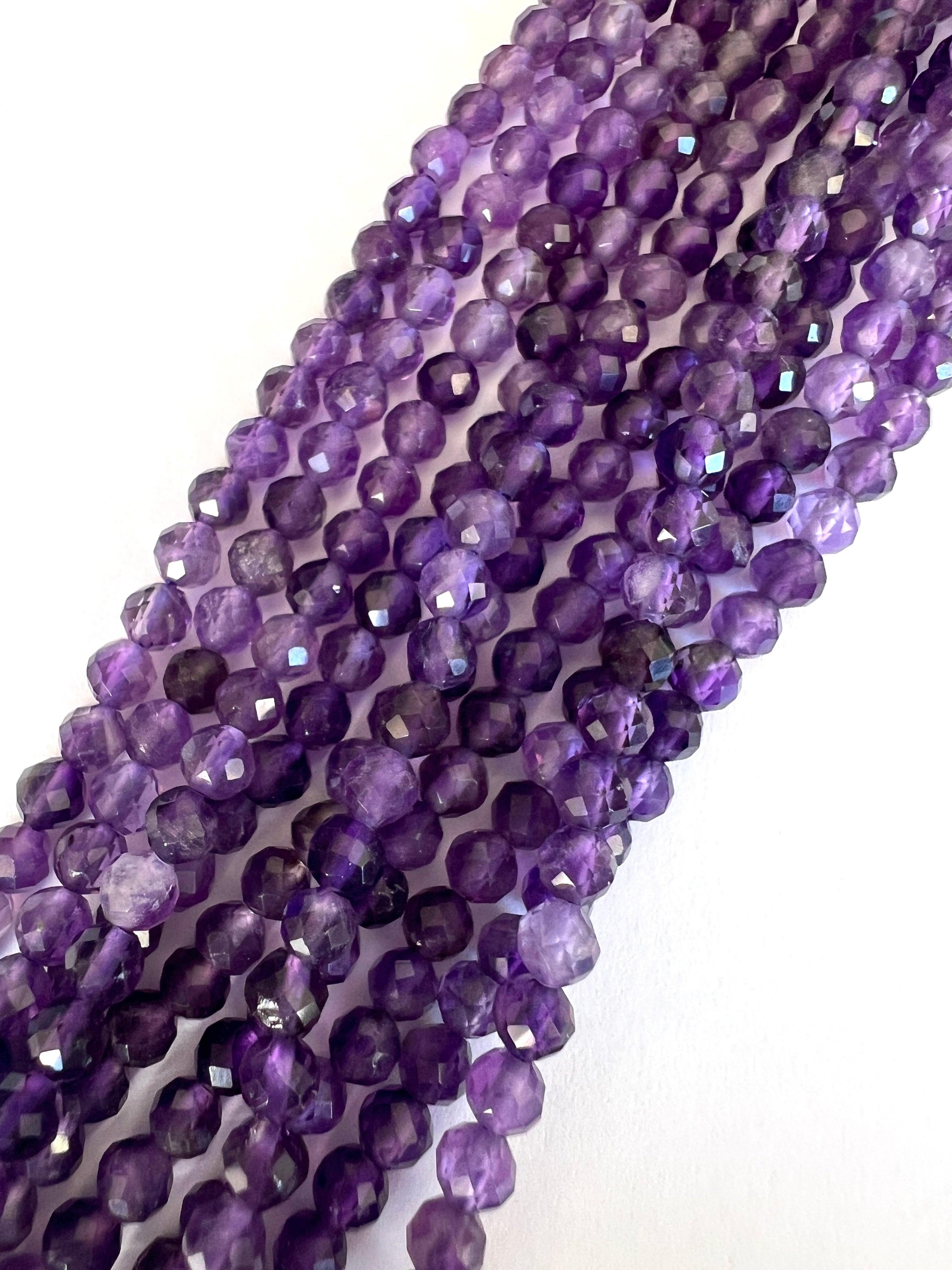 Améthyste à Facette 4mm
