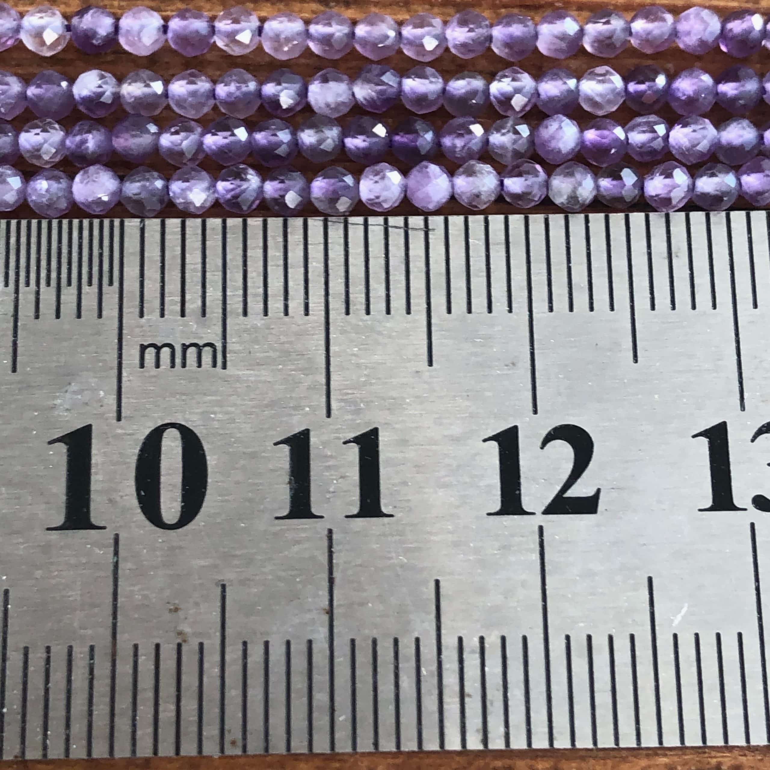 Améthyste Facettée 2mm (2) 1