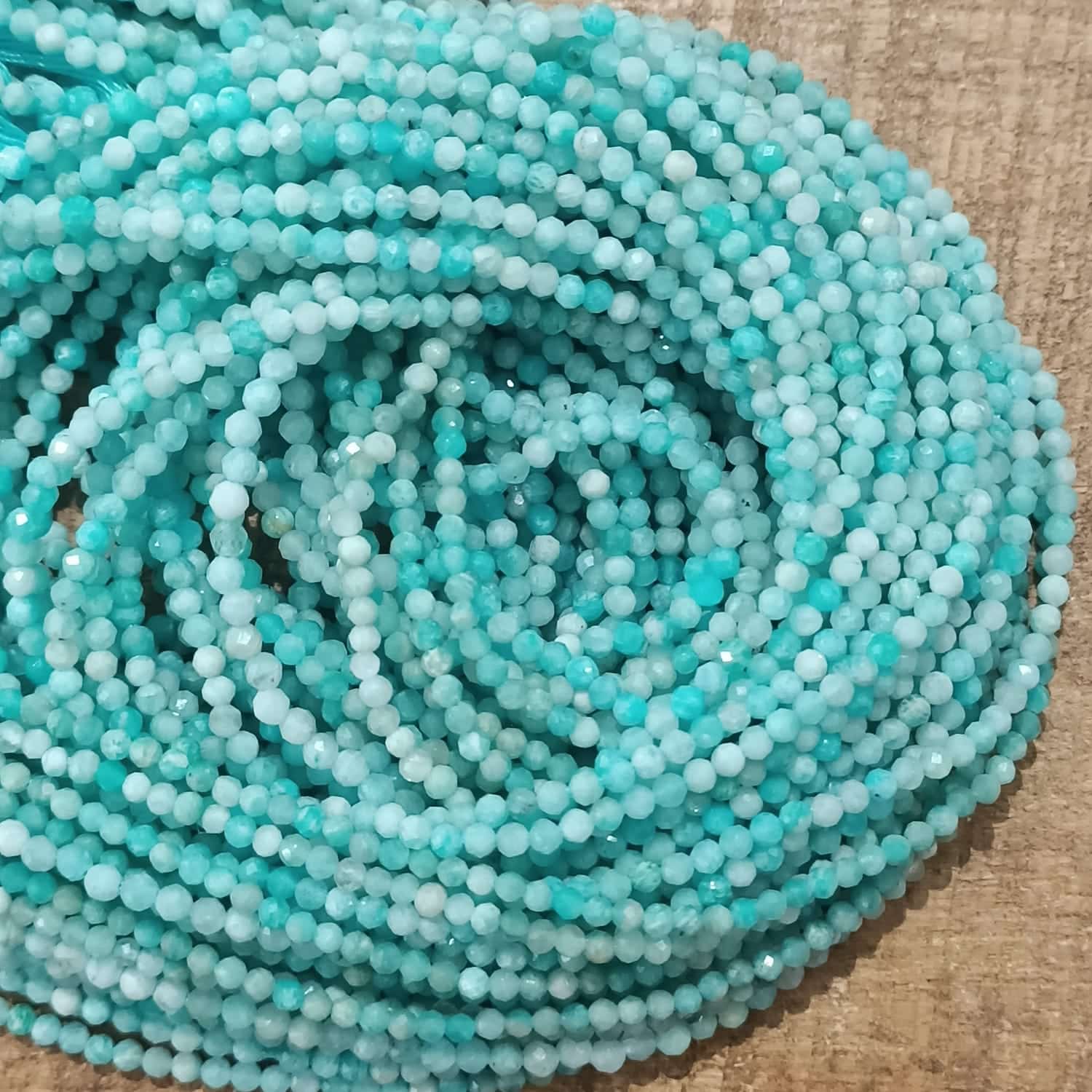 Amazonite Facettée 2mm N°1