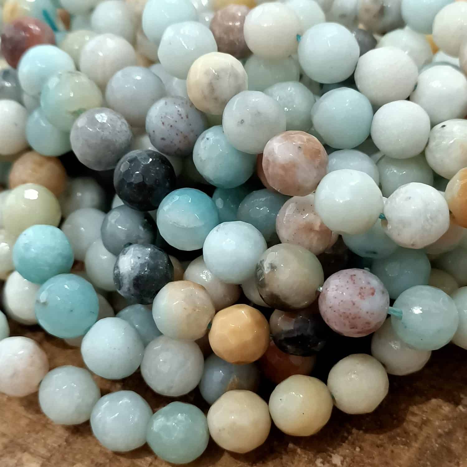 Amazonite Facettée 8mm