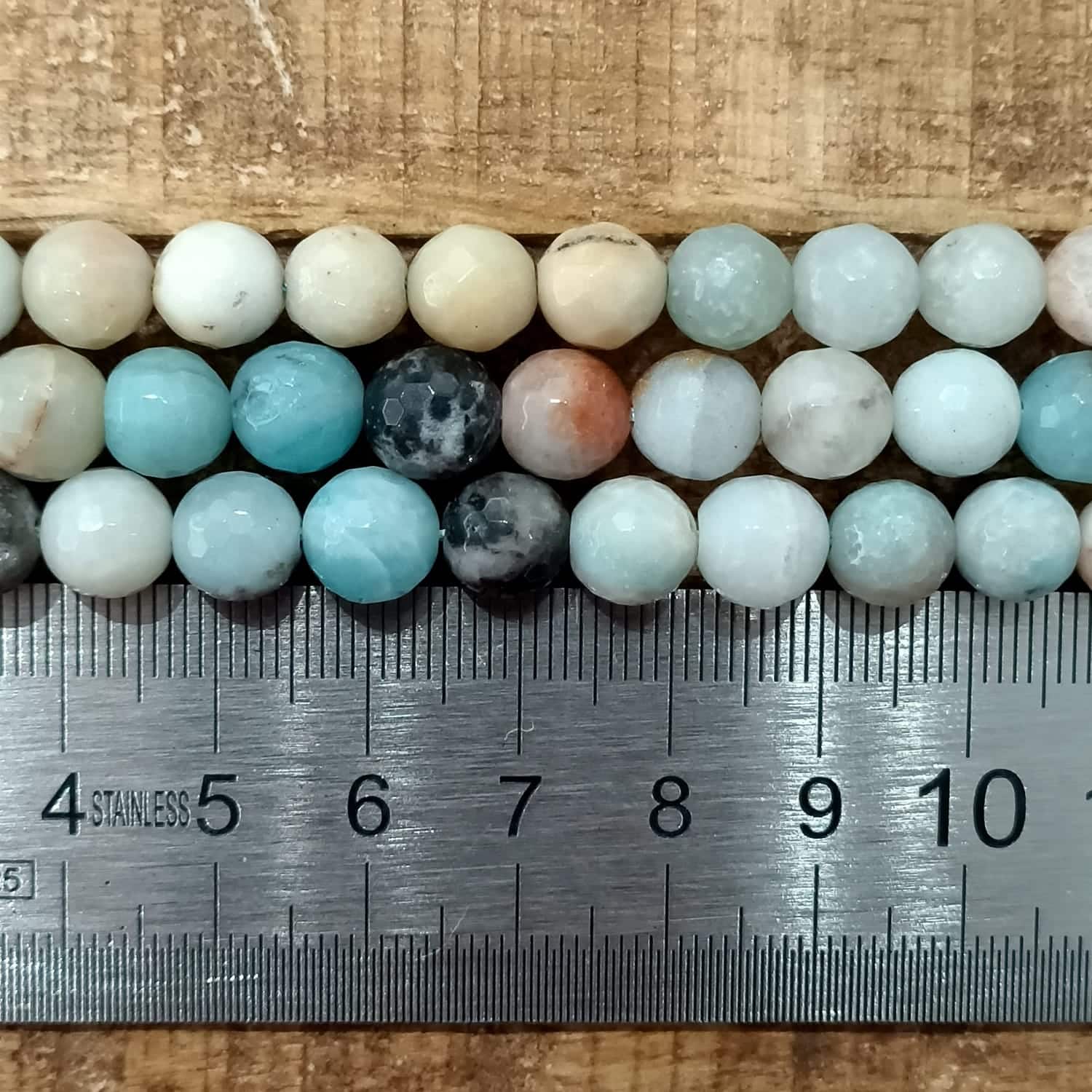 Amazonite Facettée 8mm 1