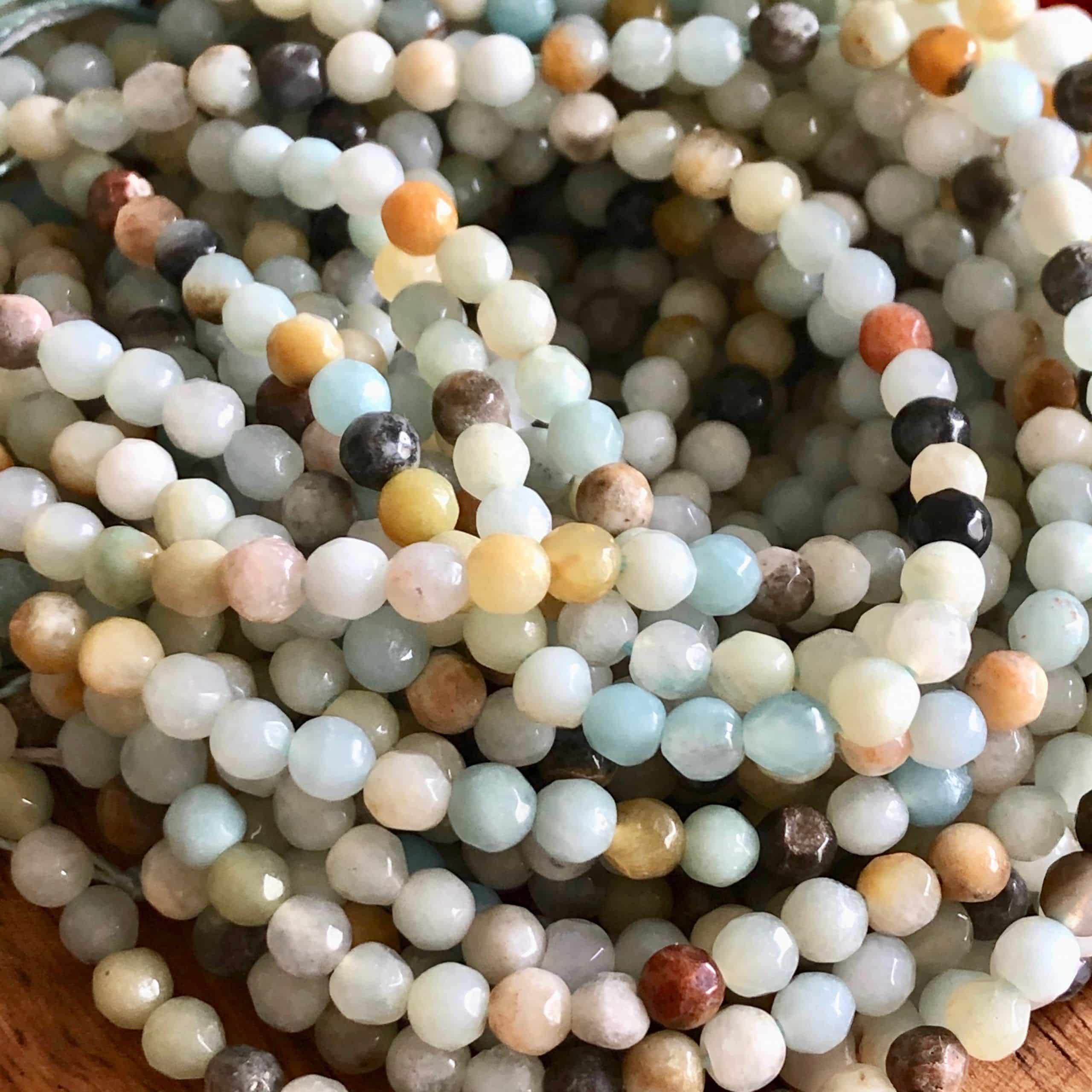 Amazonite facettée 4mm(1)