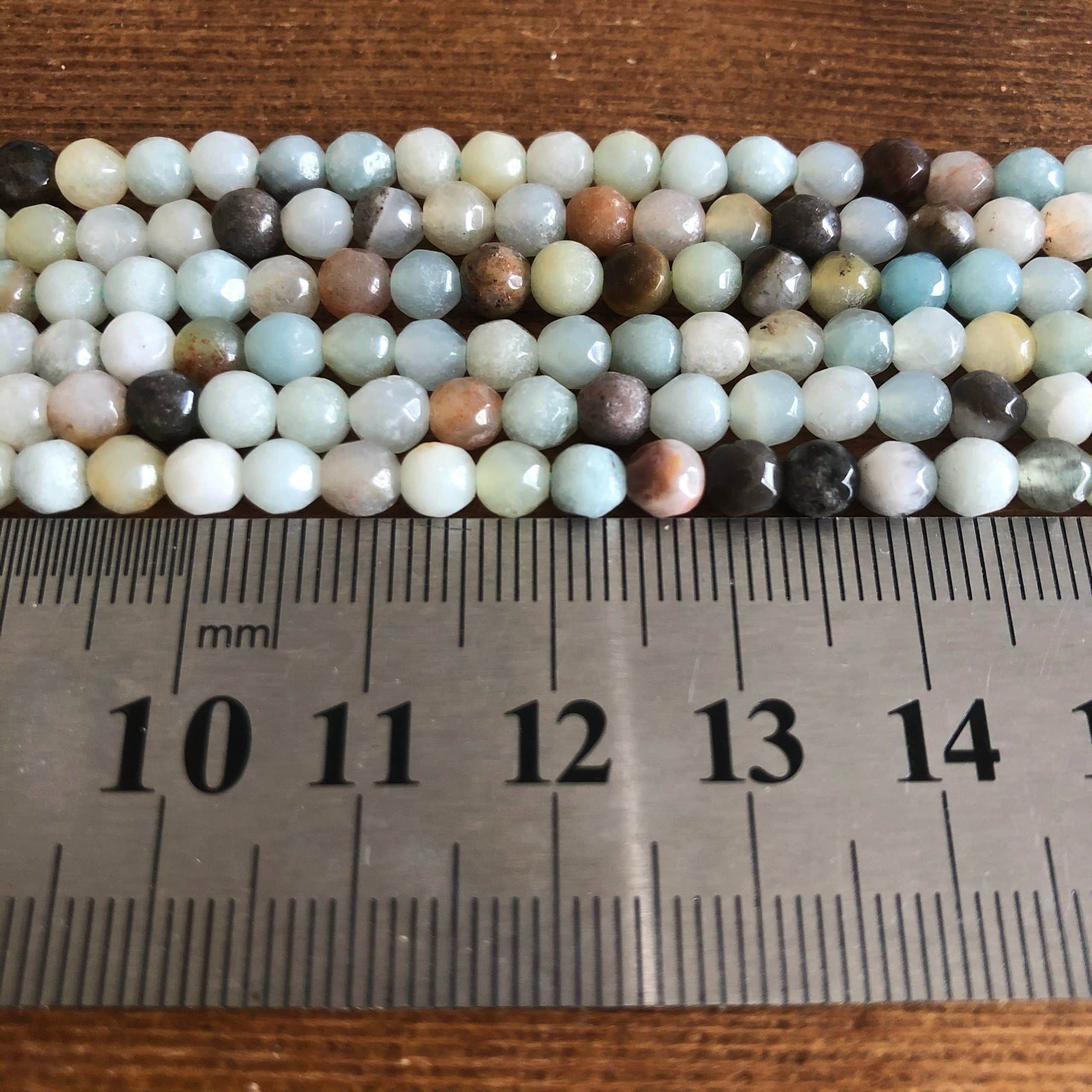 Amazonite facettée 4mm(1) 1