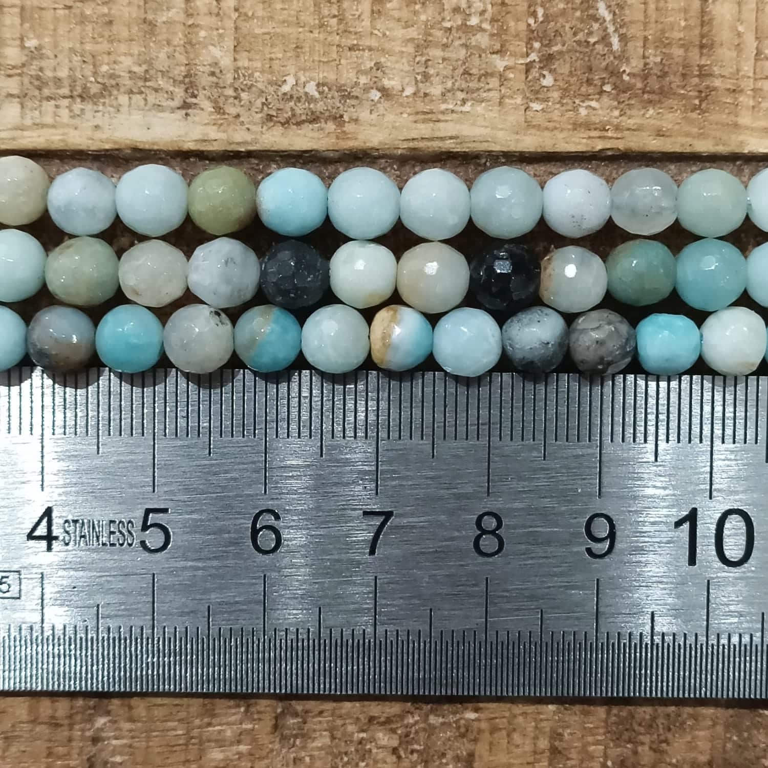 Amazonite facettée 6mm 1