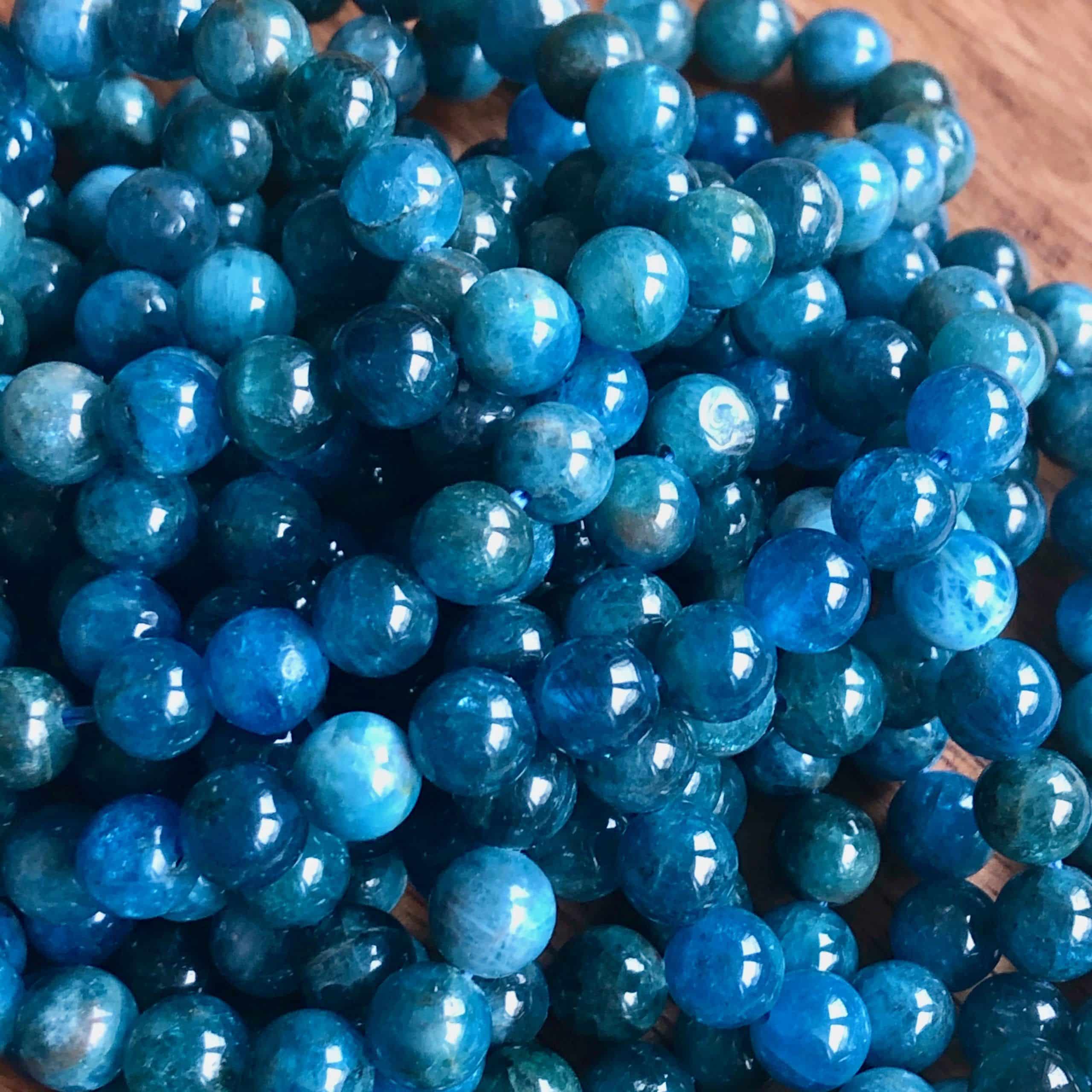 Apatite Bleue 8mm