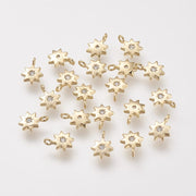 Breloque Etoile Or 18K 6mm