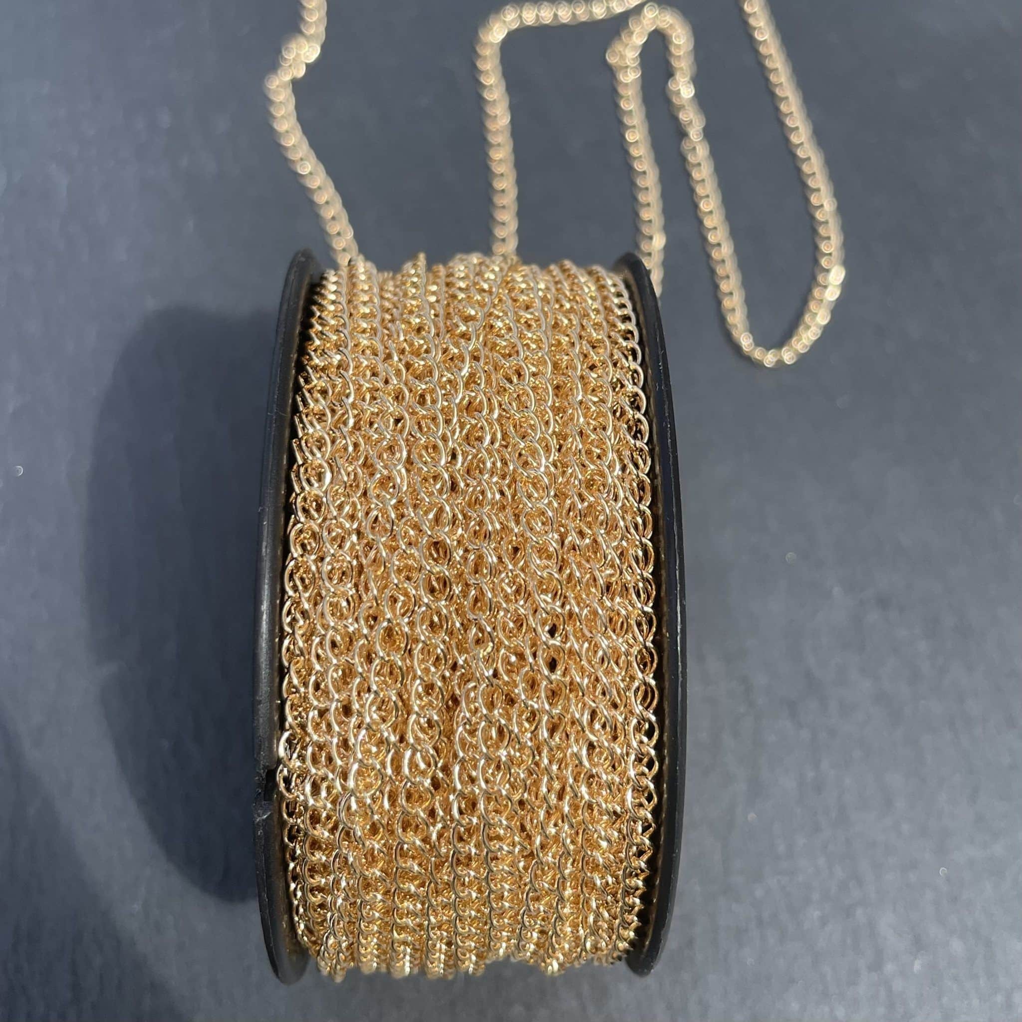 Chaine plaqué or 3 micron 18 carats 2