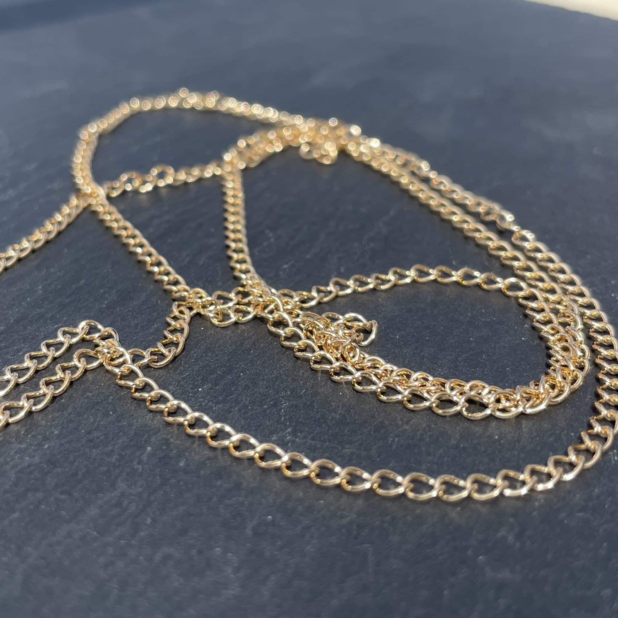 Chaine plaqué or 3 micron 18 carats 1