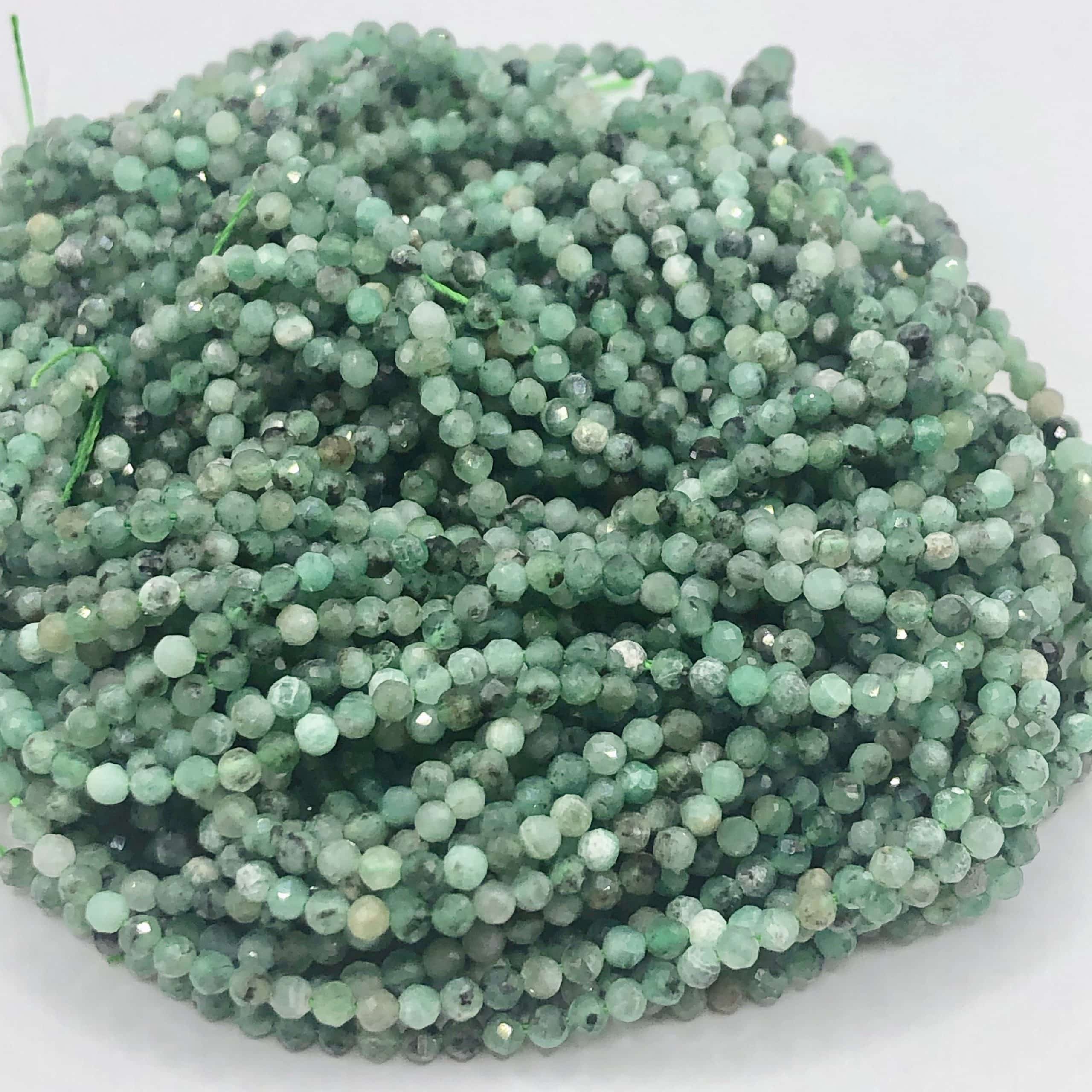 Emeraude Facettée 2mm