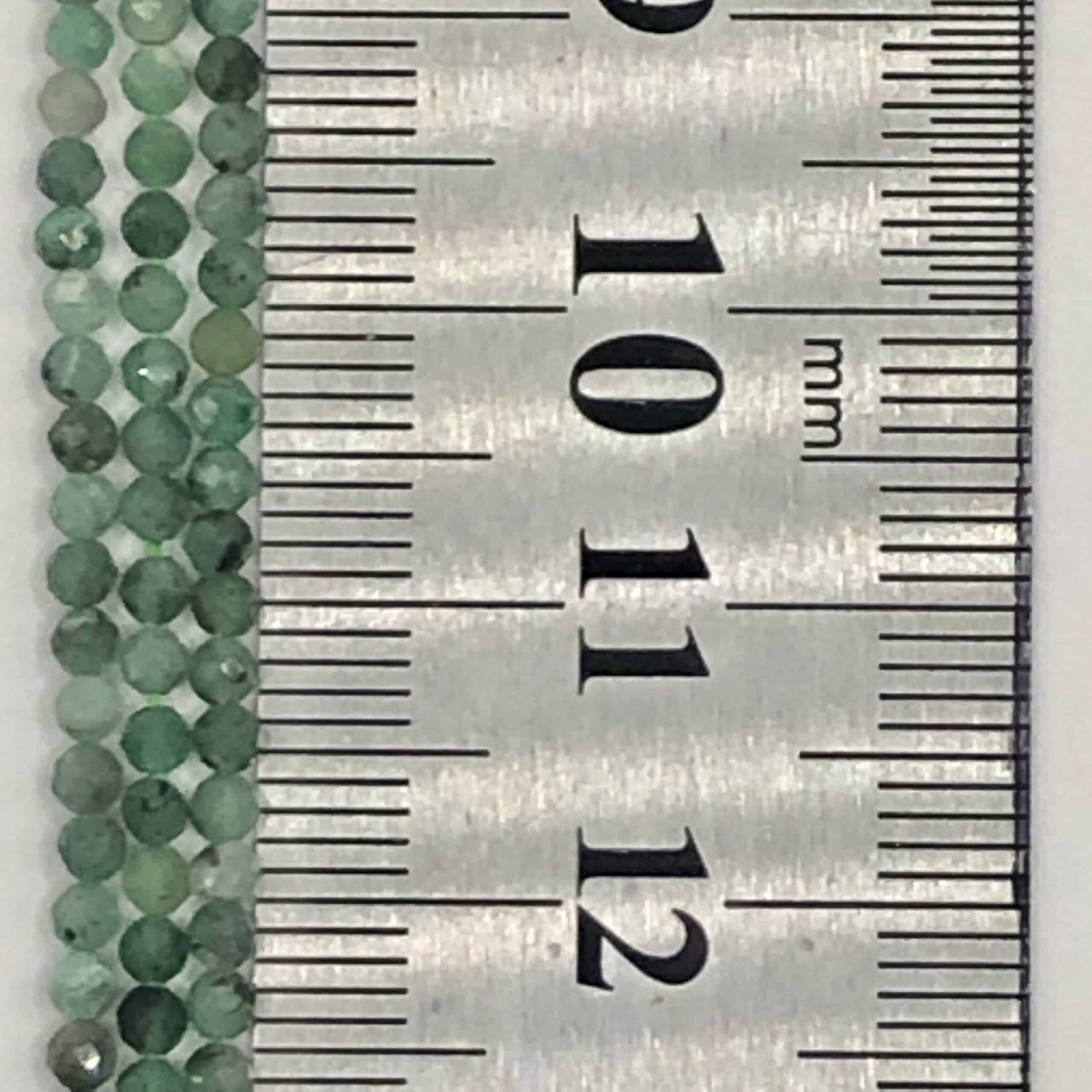 Emeraude Facettée 2mm 1