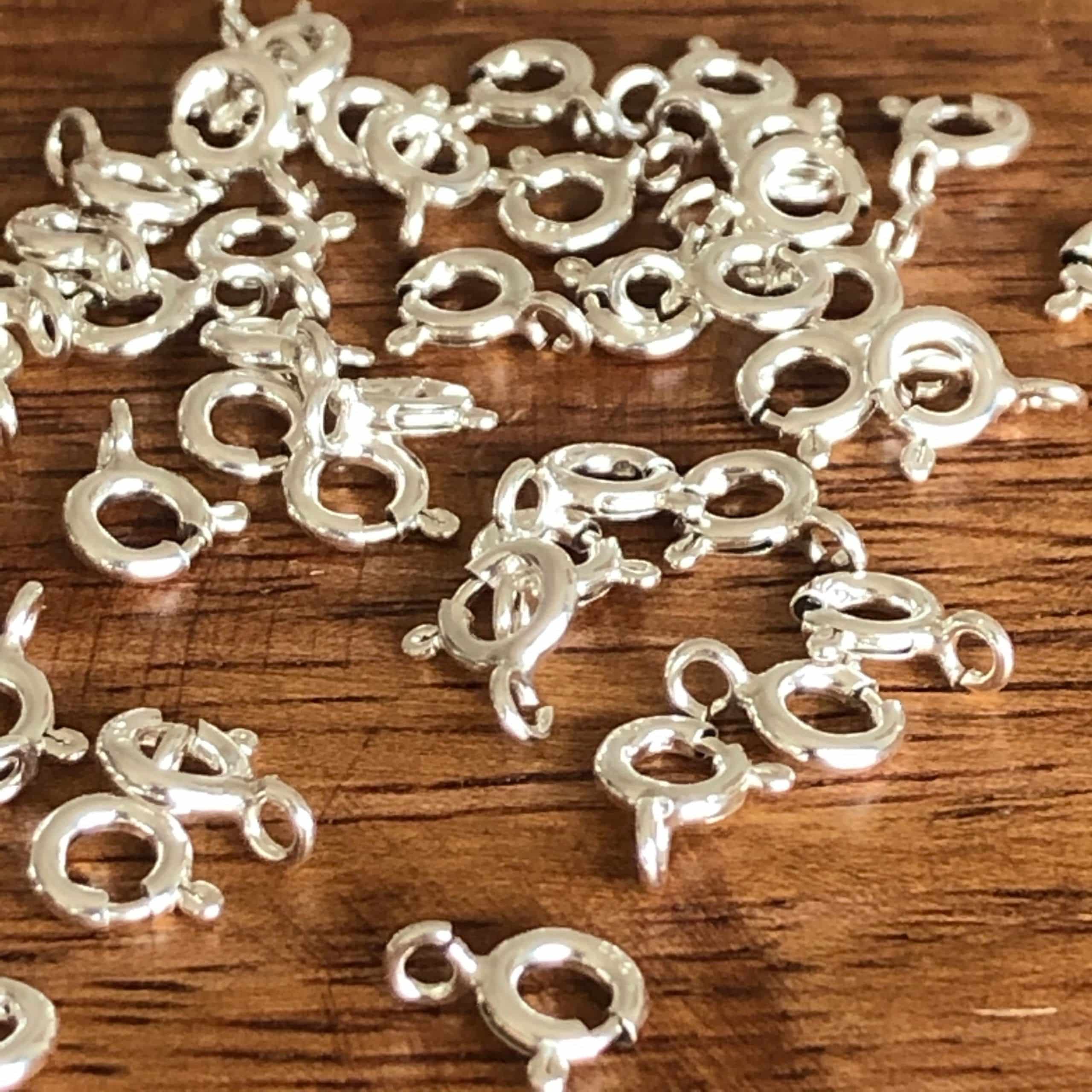 Fermoirs en argent 5mm