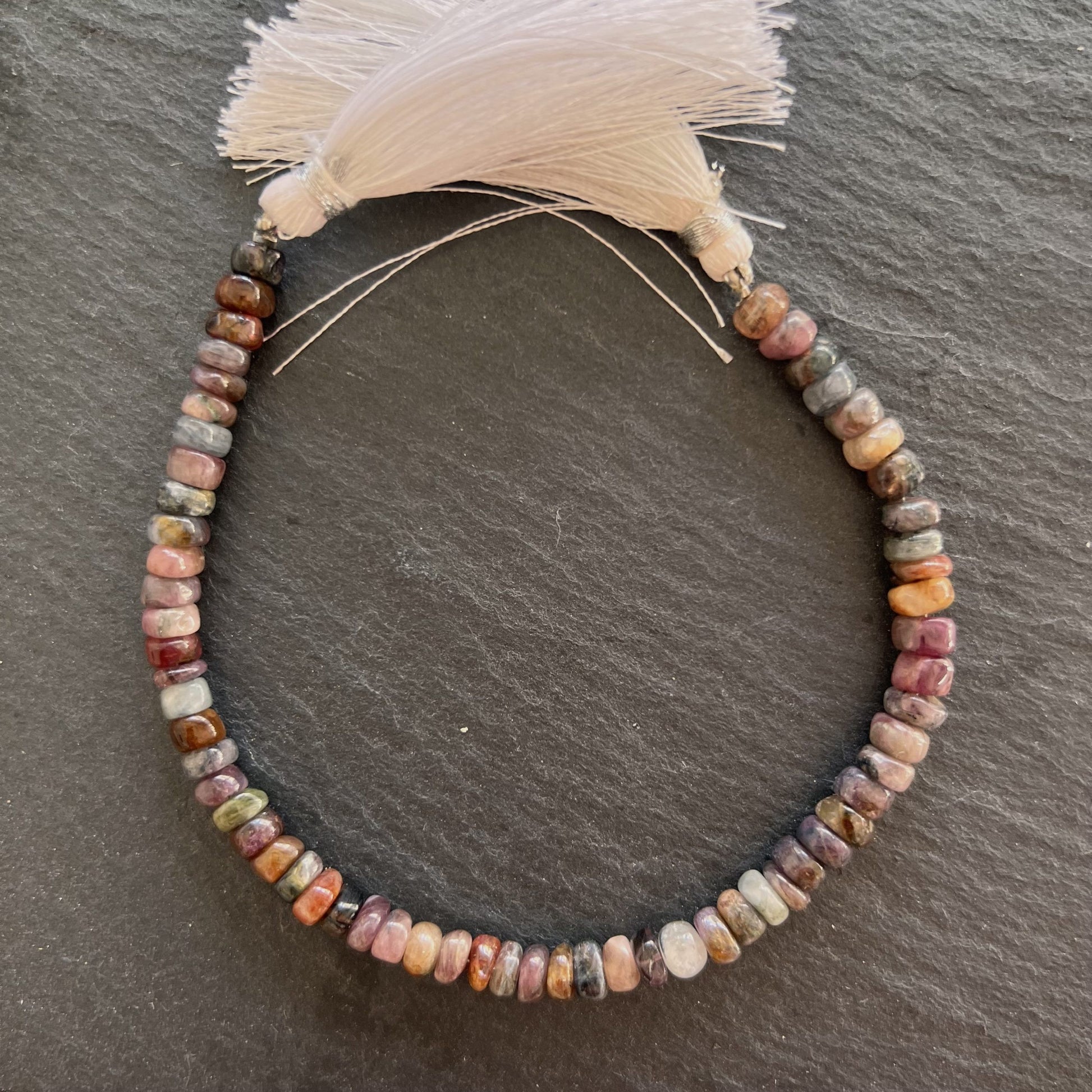 Fil de Perles Rondelles en Tourmaline 6mm 2