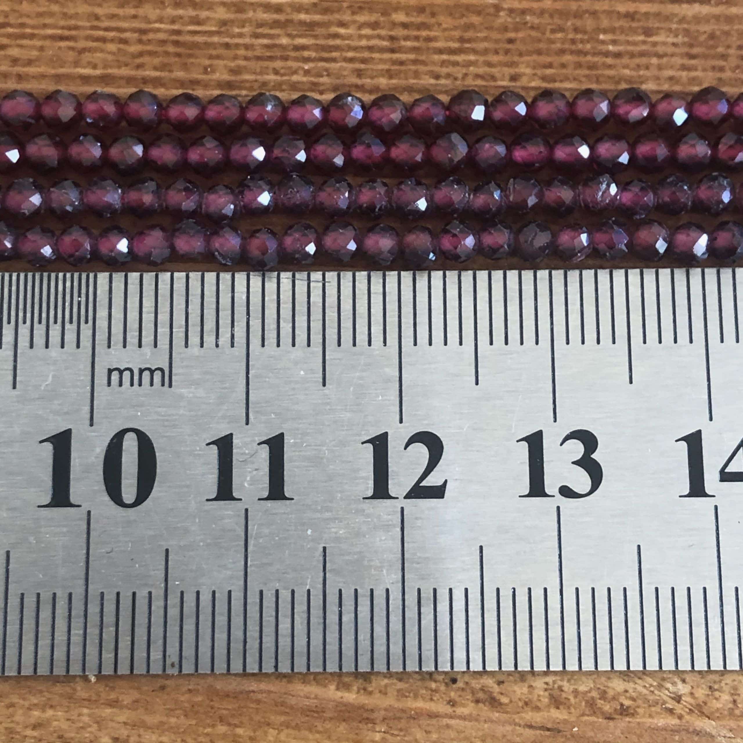 Grenat facetté 3mm 1