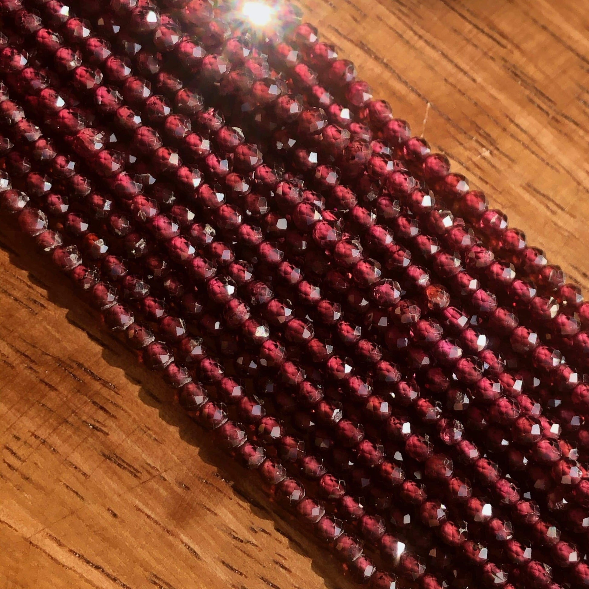 Grenat facetté 3mm 2