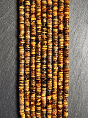 Heishi Oeil de Tigre 6mm 2