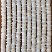 Heishi Opale blanche 6-7 mm