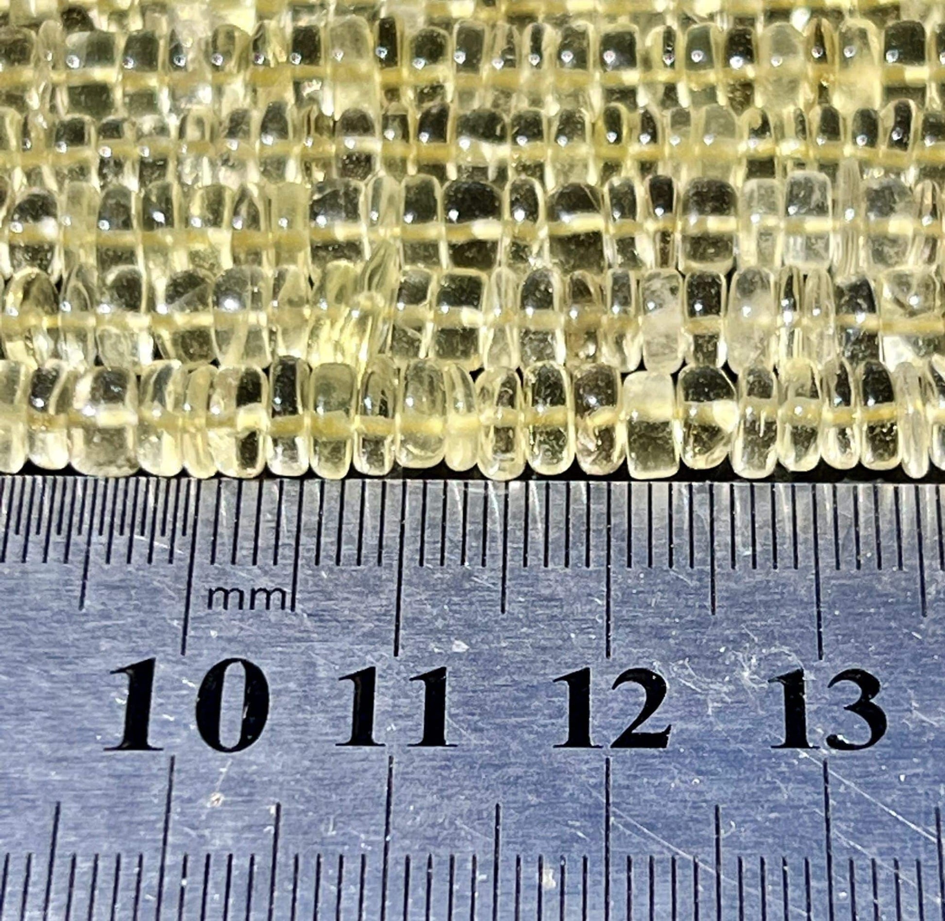 Heishi Quartz-citron 5-5,5mm 1