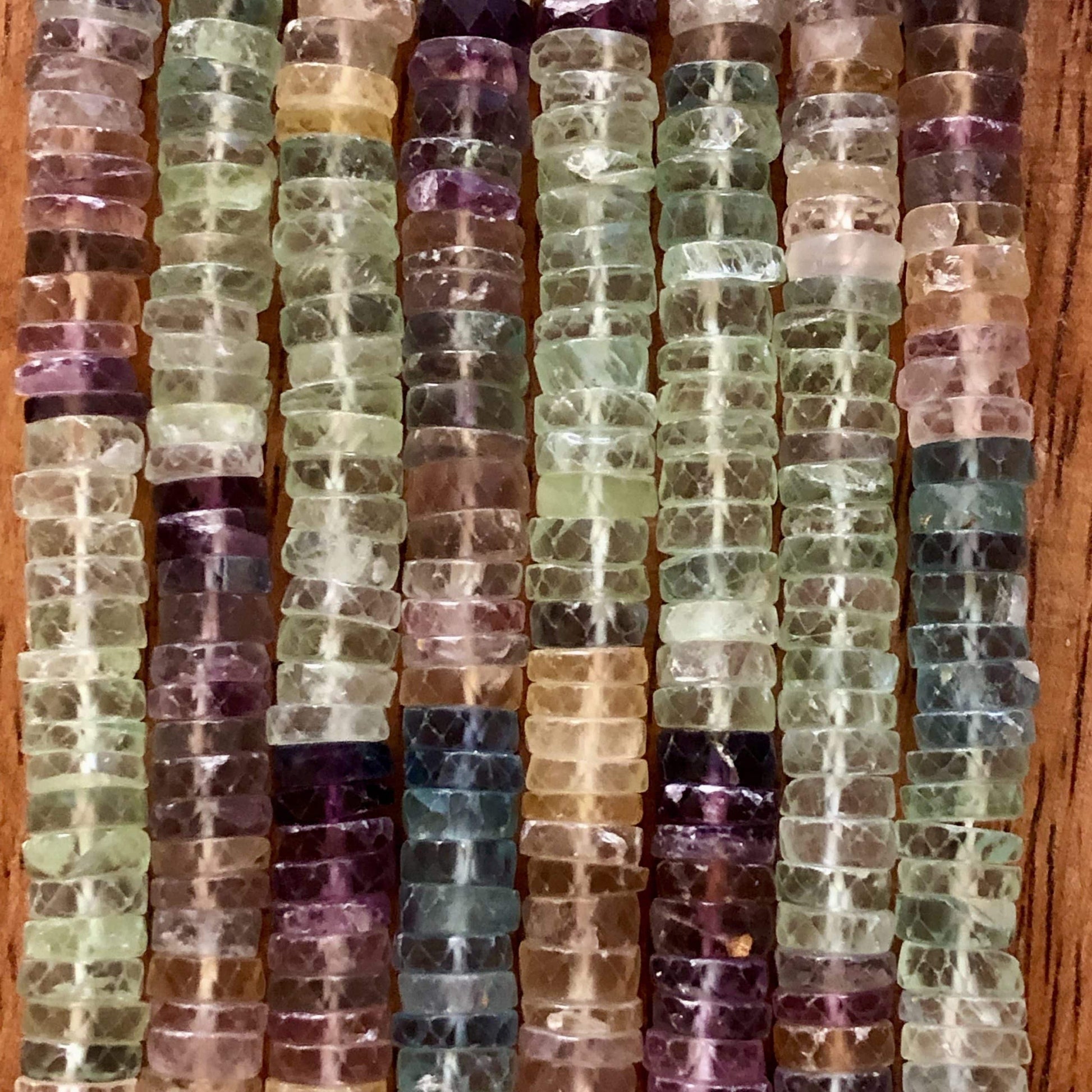 Heishi en Fluorite 