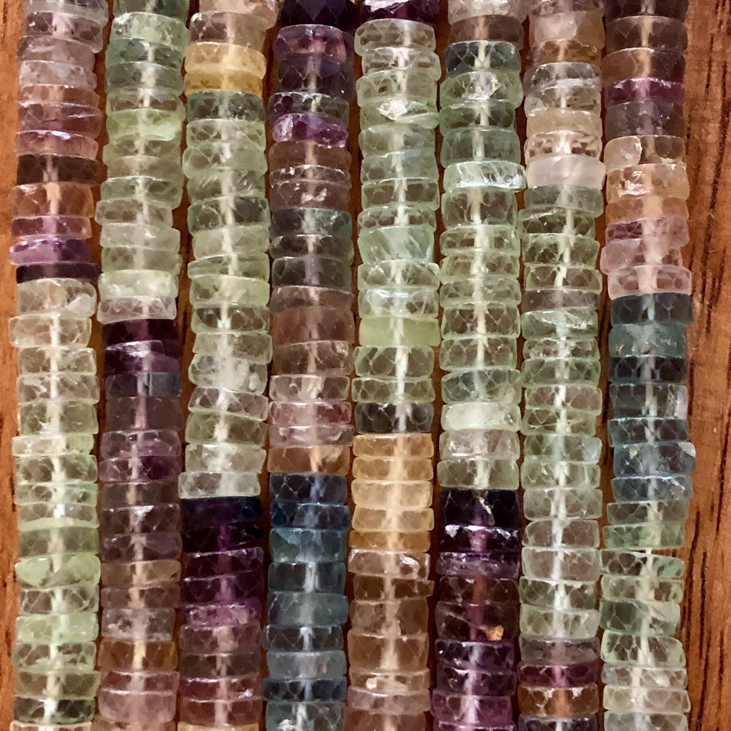 Heishi en Fluorite 