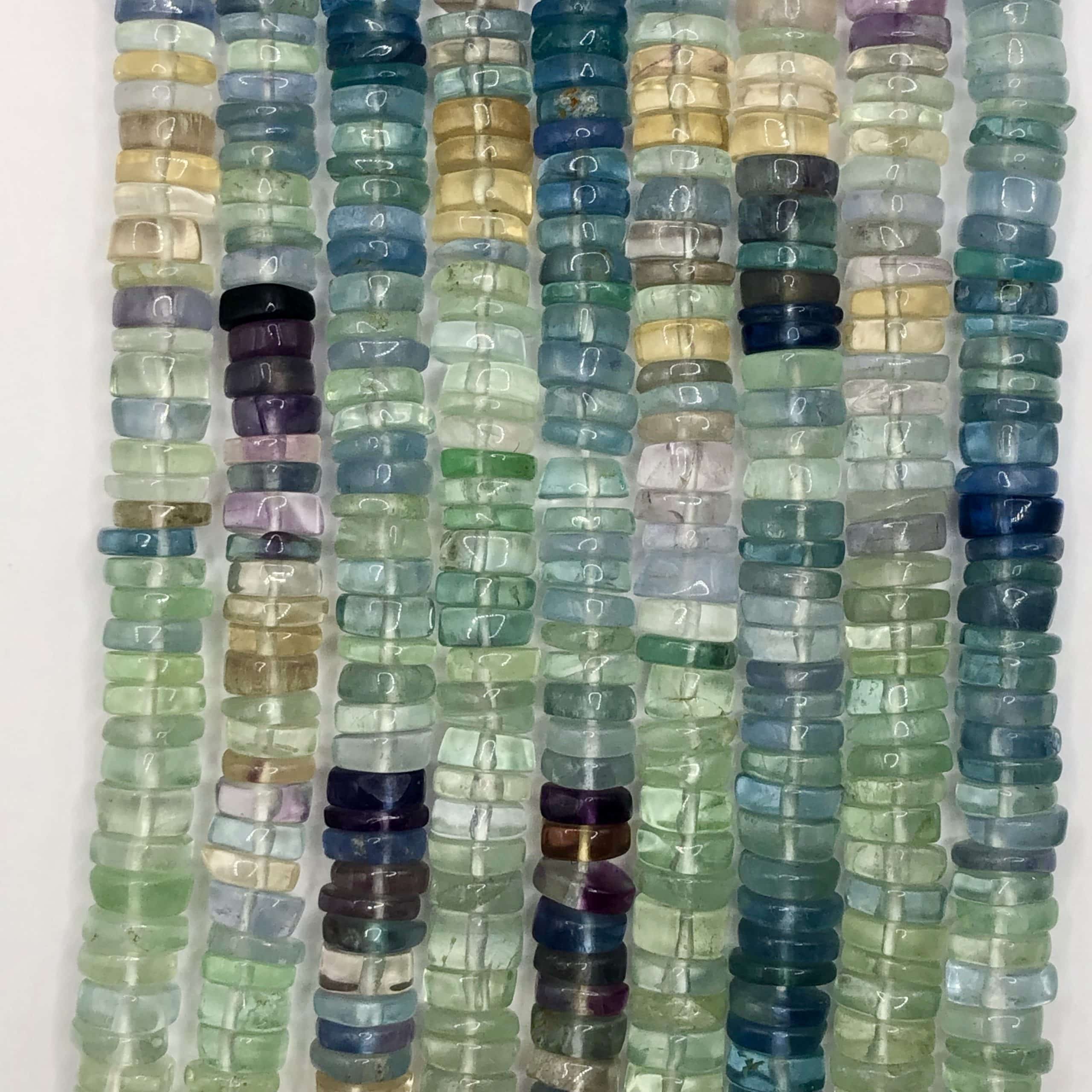 Heishi en Fluorite 5-6 mm