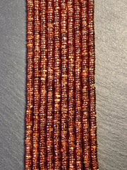 Heishi en Hessonite ou Grenat Orange 5-6mm 2