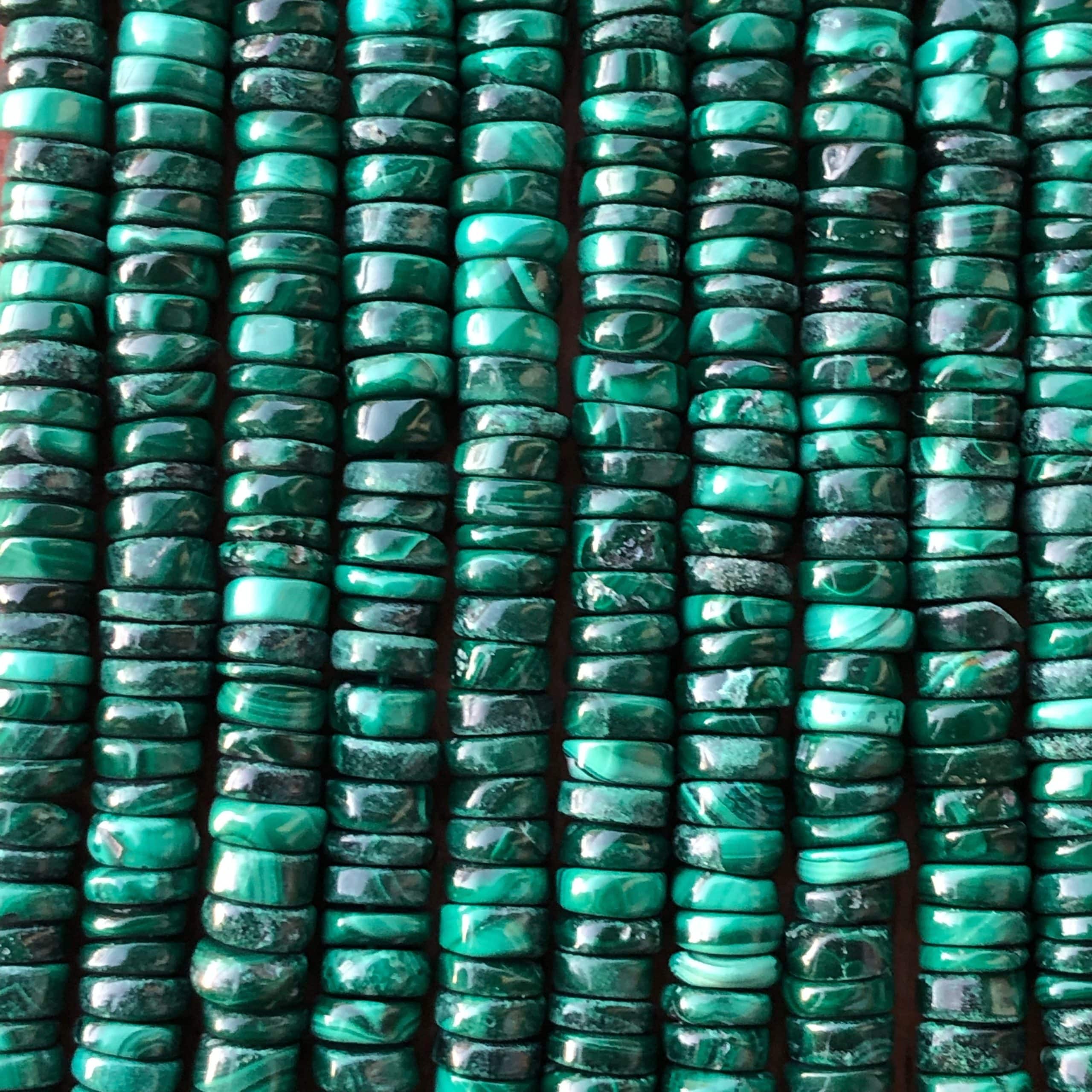 Heishi en Malachite Naturelle 6-7mm(1)