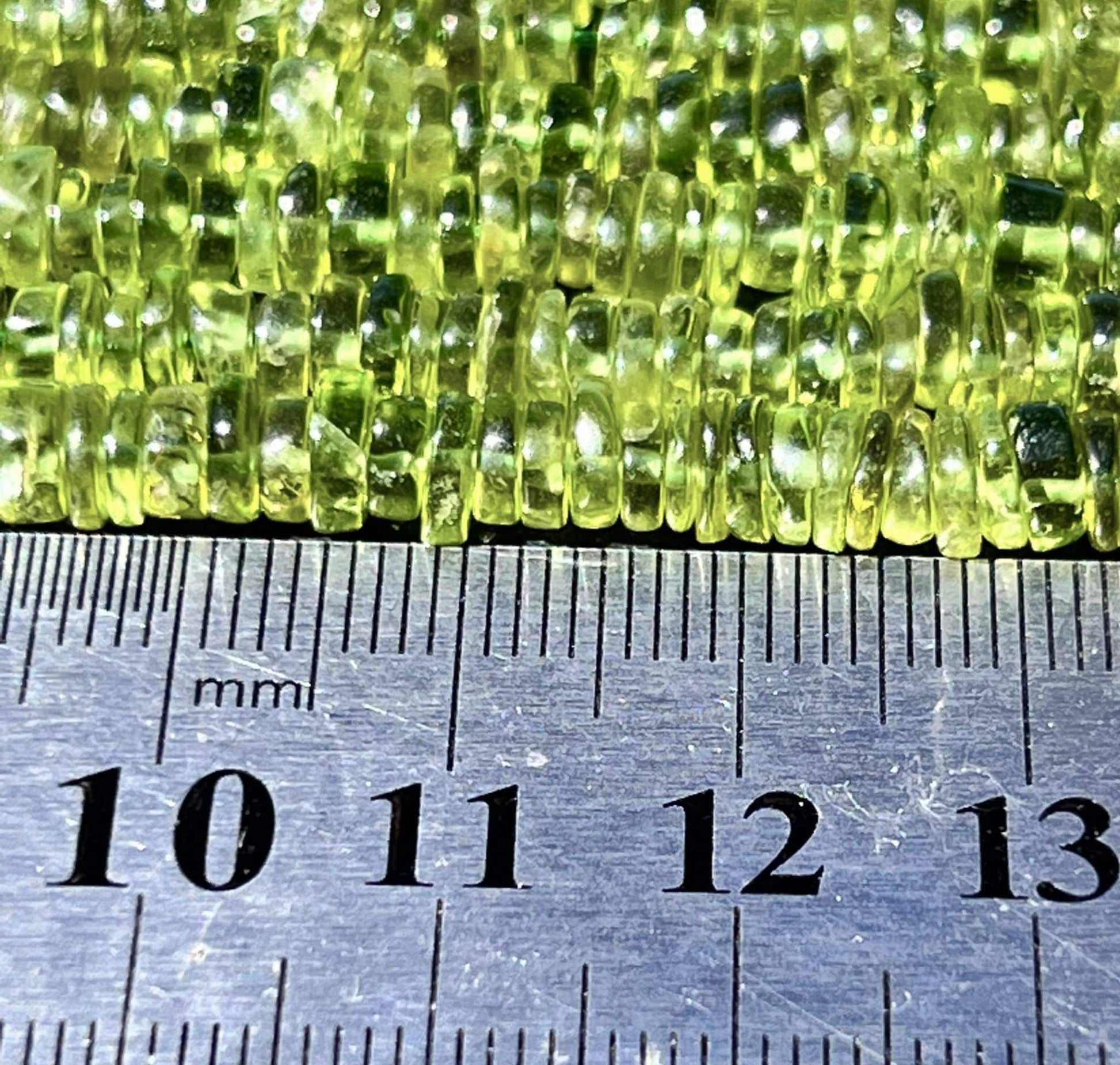 Heishi Péridot 5mm 1
