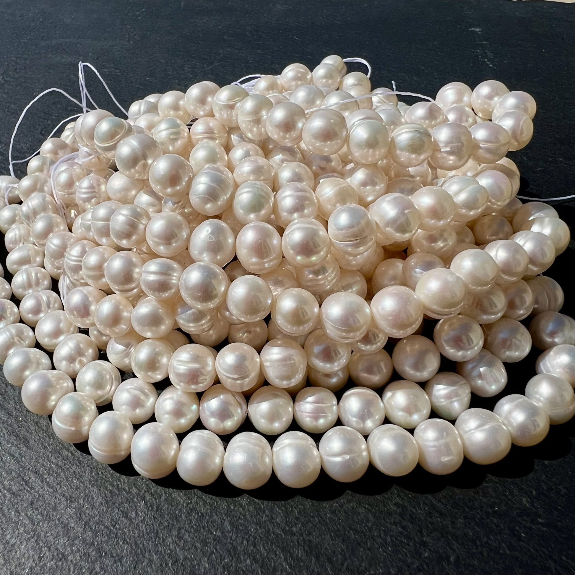 Perles de culture d'eau douce 8-9mm