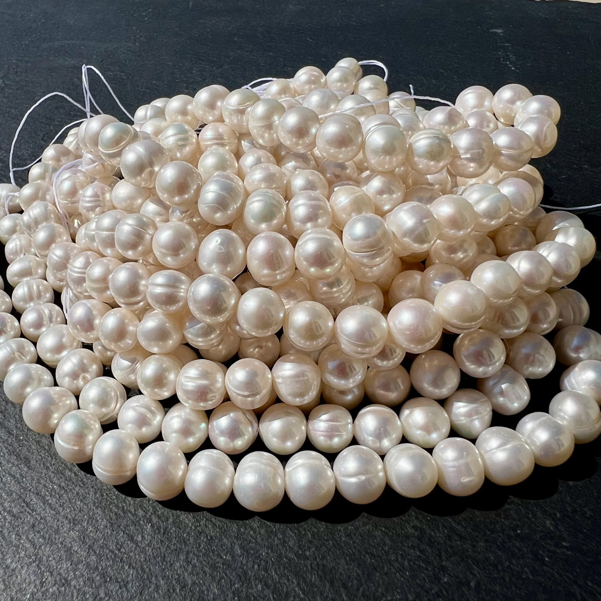 Perles de culture d'eau douce 8-9mm