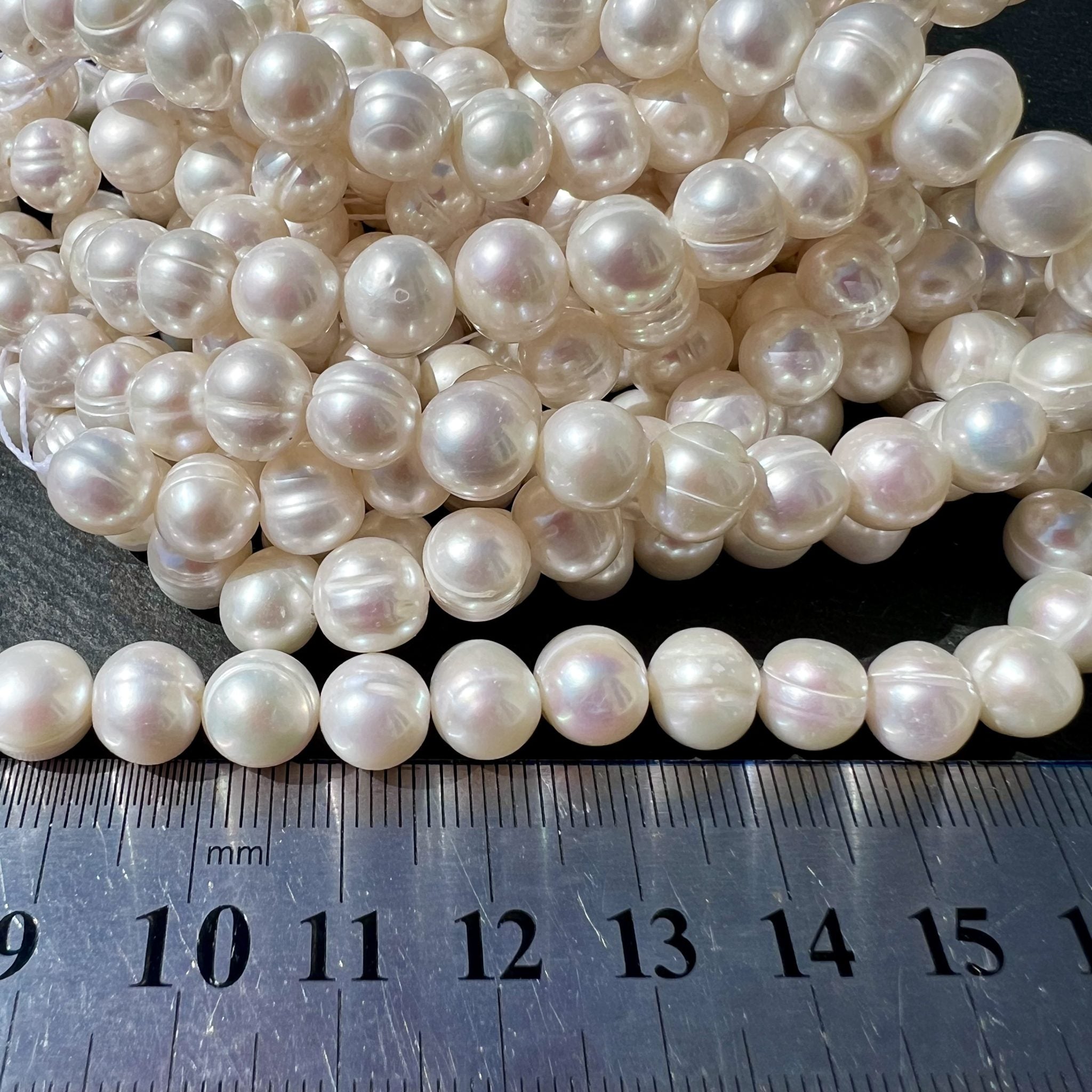 Perles de culture d'eau douce 8-9mm