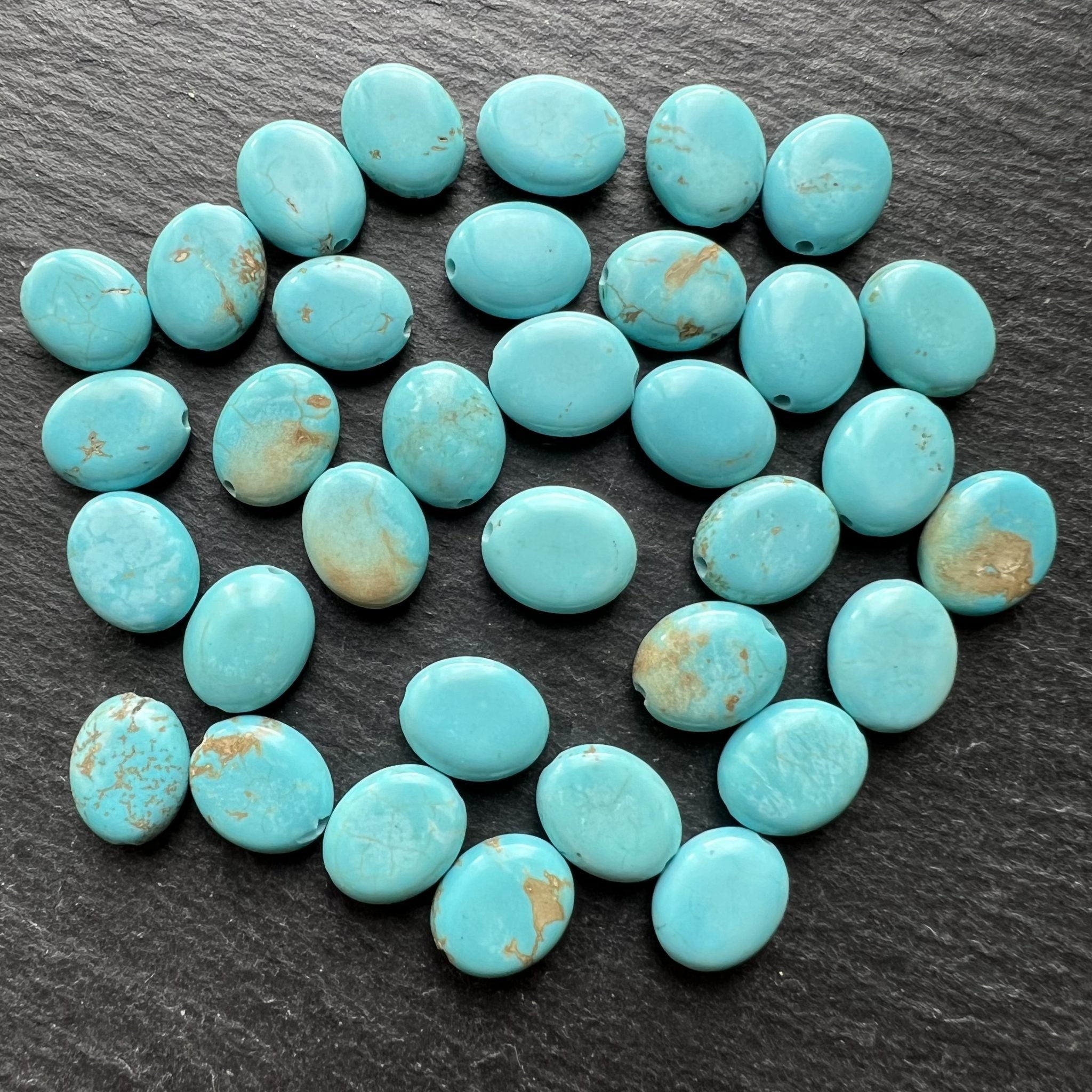 Magnésite du Névada Ovale Turquoise