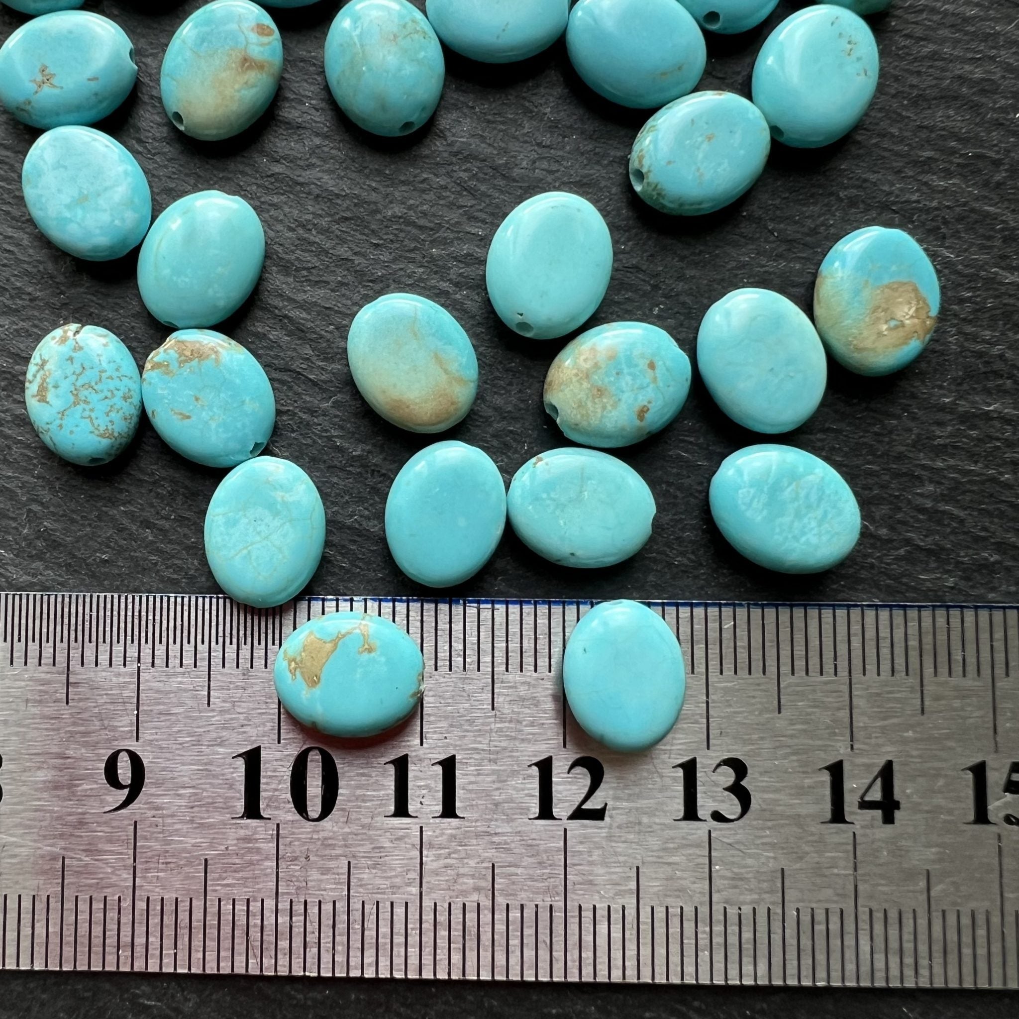 Magnésite du Névada Ovale Turquoise