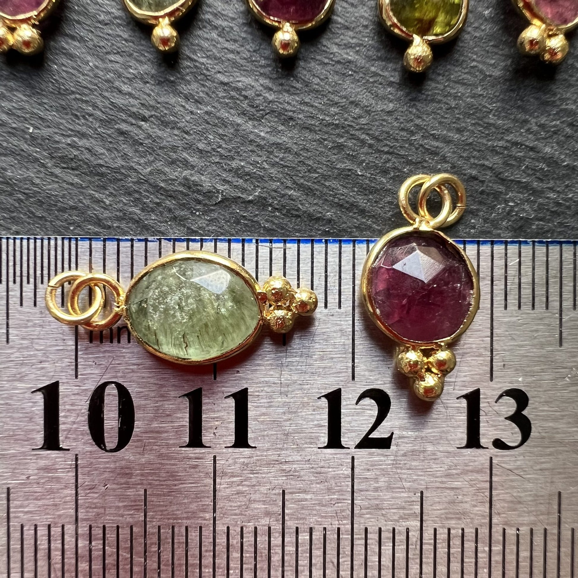 Pendentif serti Tourmaline Moyen