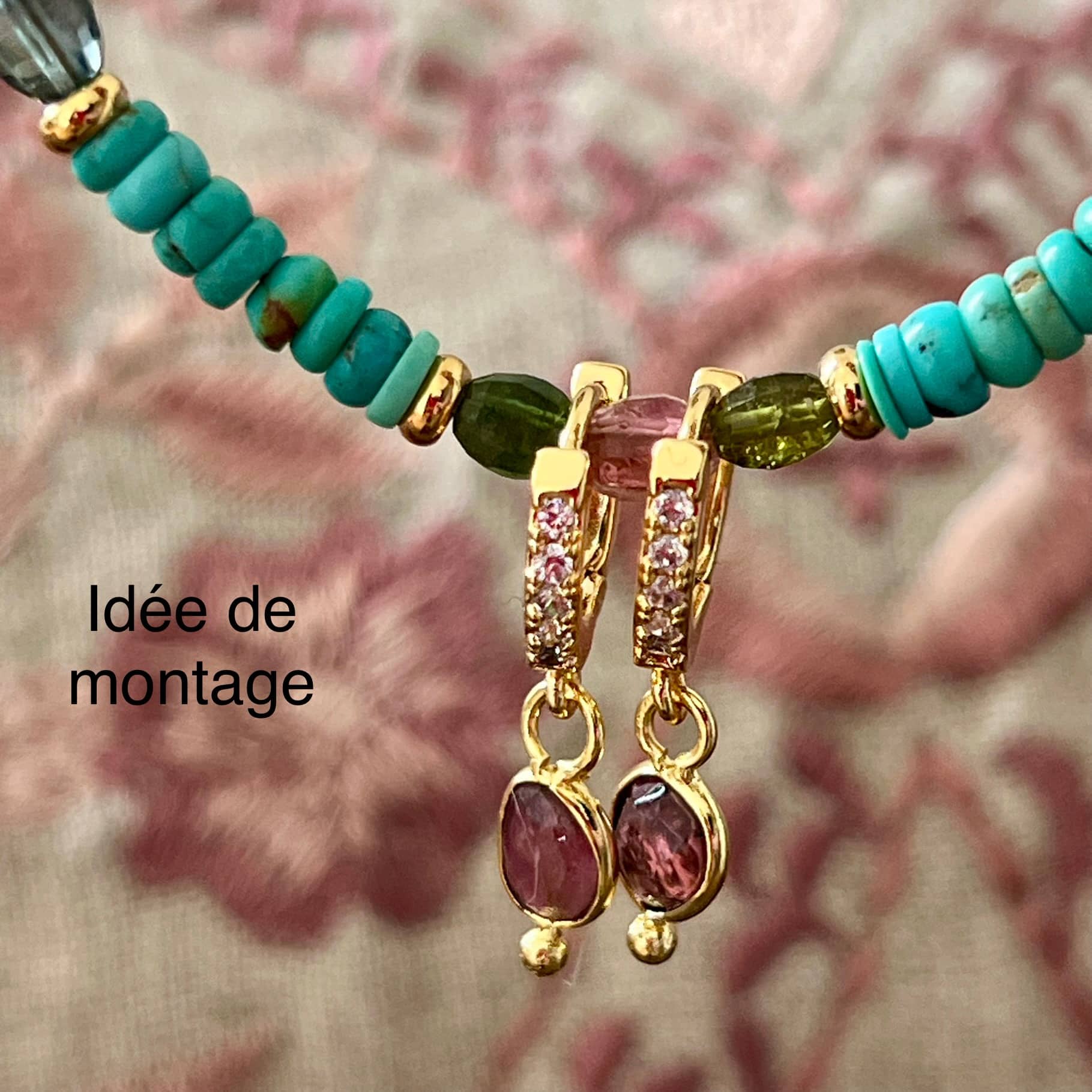 Pendentif Serti Tourmaline
