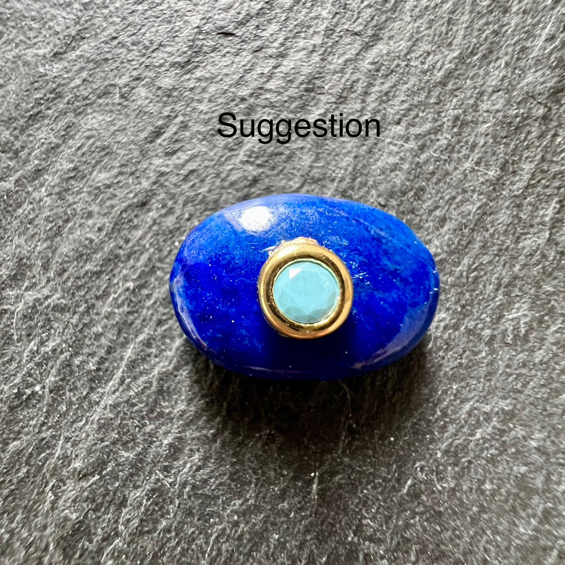 Lapis d'Afghanistan Ovale 10x14mm