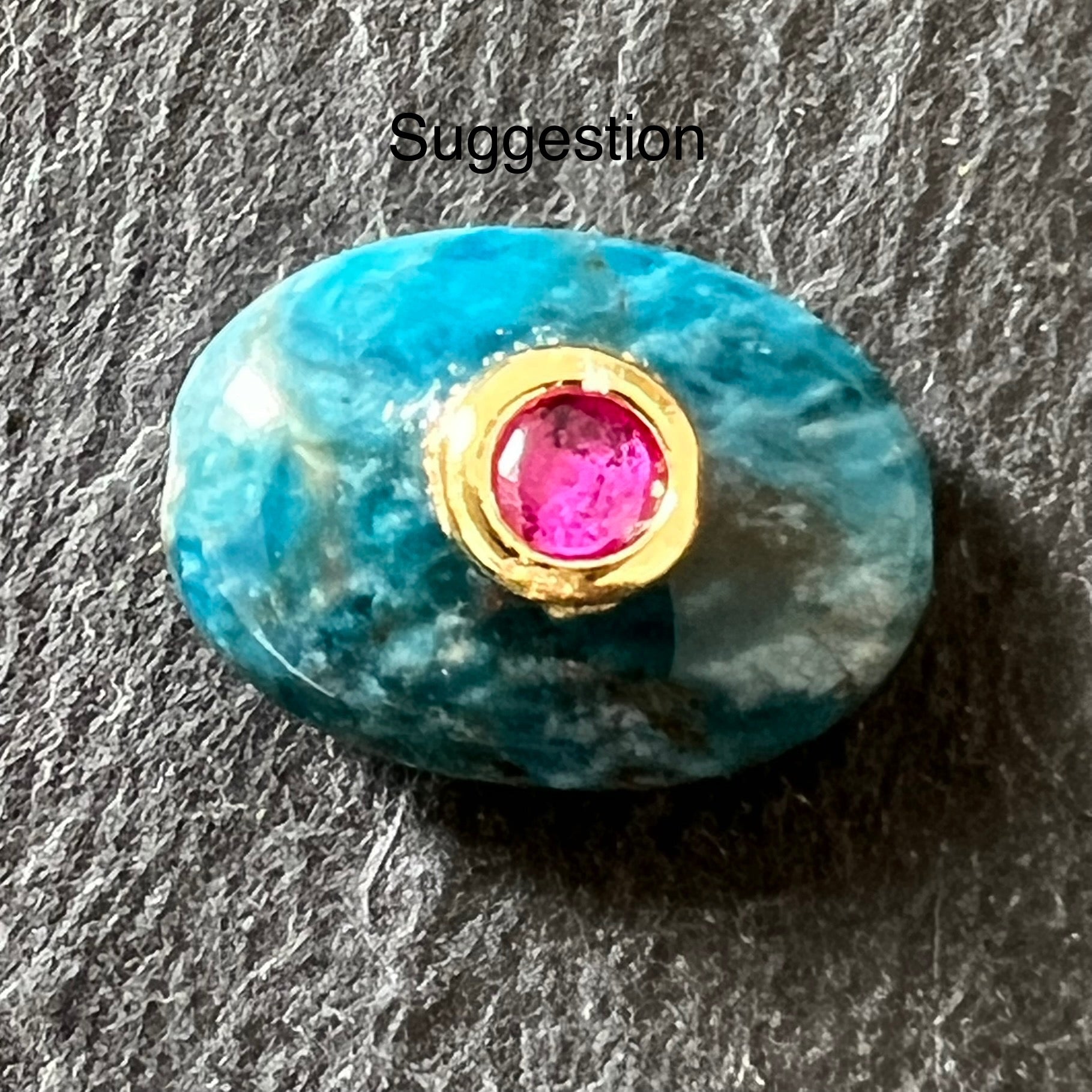 Apatite du Brésil Ovale 14x10mm
