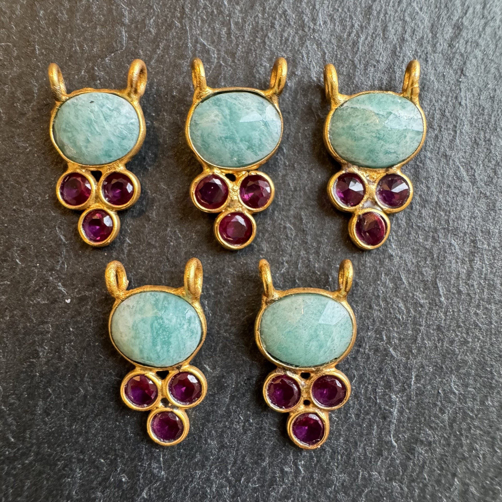 Breloque Jaipur Amazonite