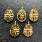 Médaille Ovale Fleur