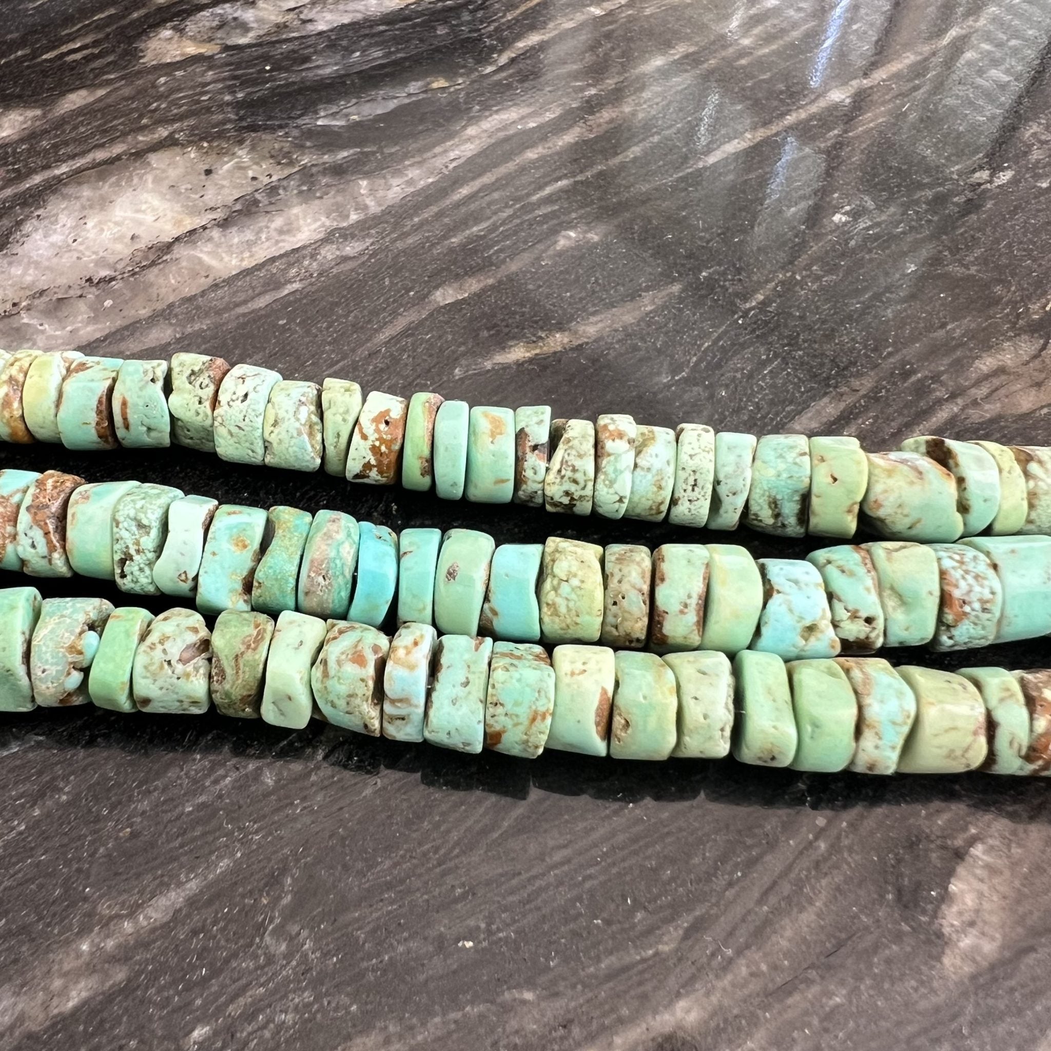 Heishi Turquoise Naturelle 8mm