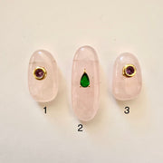 Pendentif en Quartz Rose
