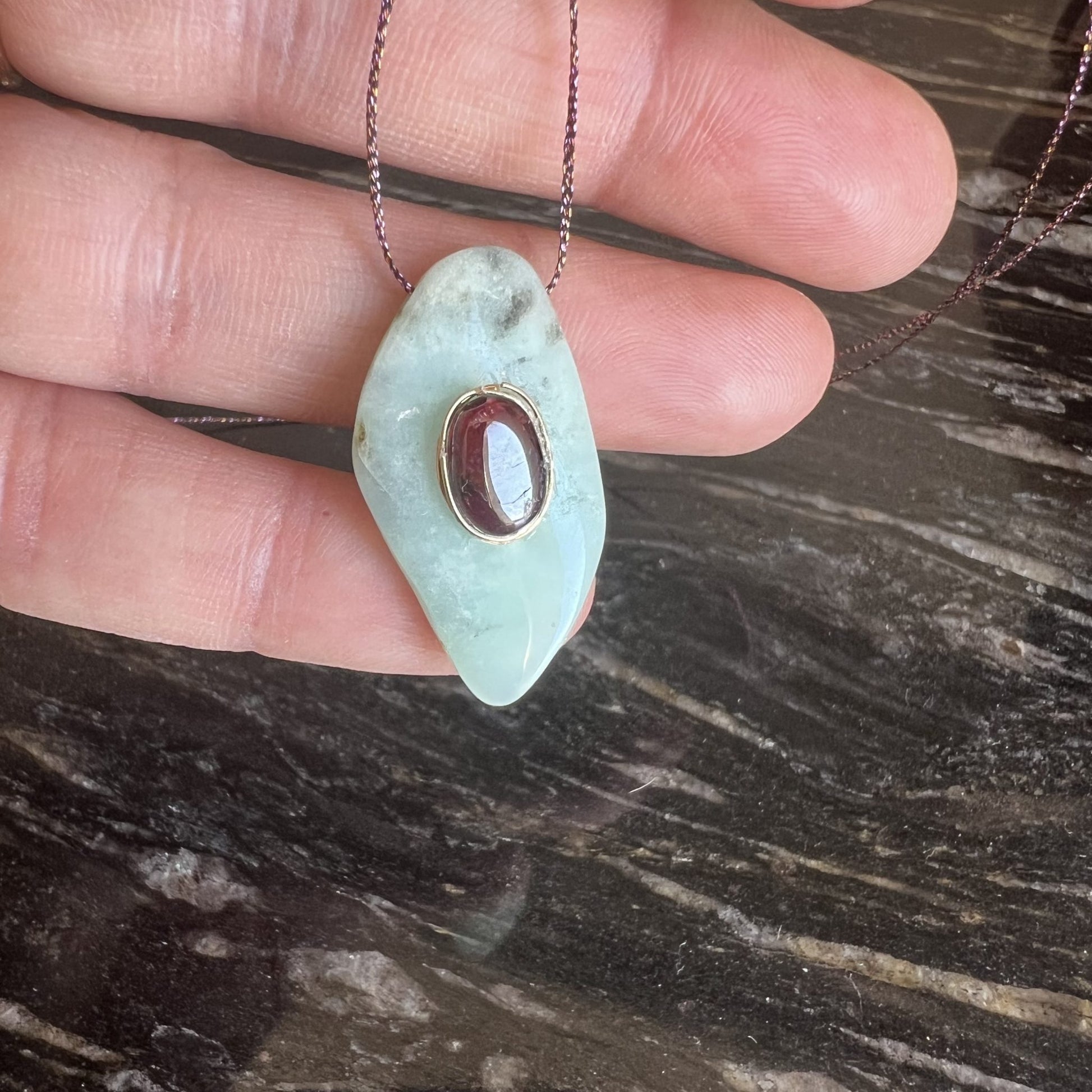 pendentif en Chrysoprase