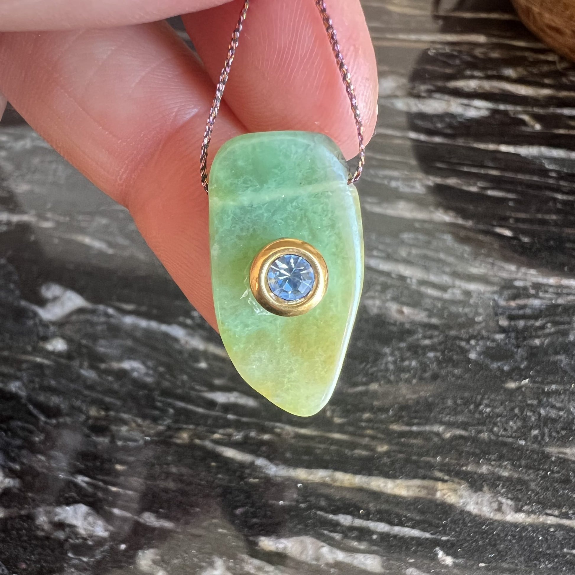 pendentif en Chrysoprase