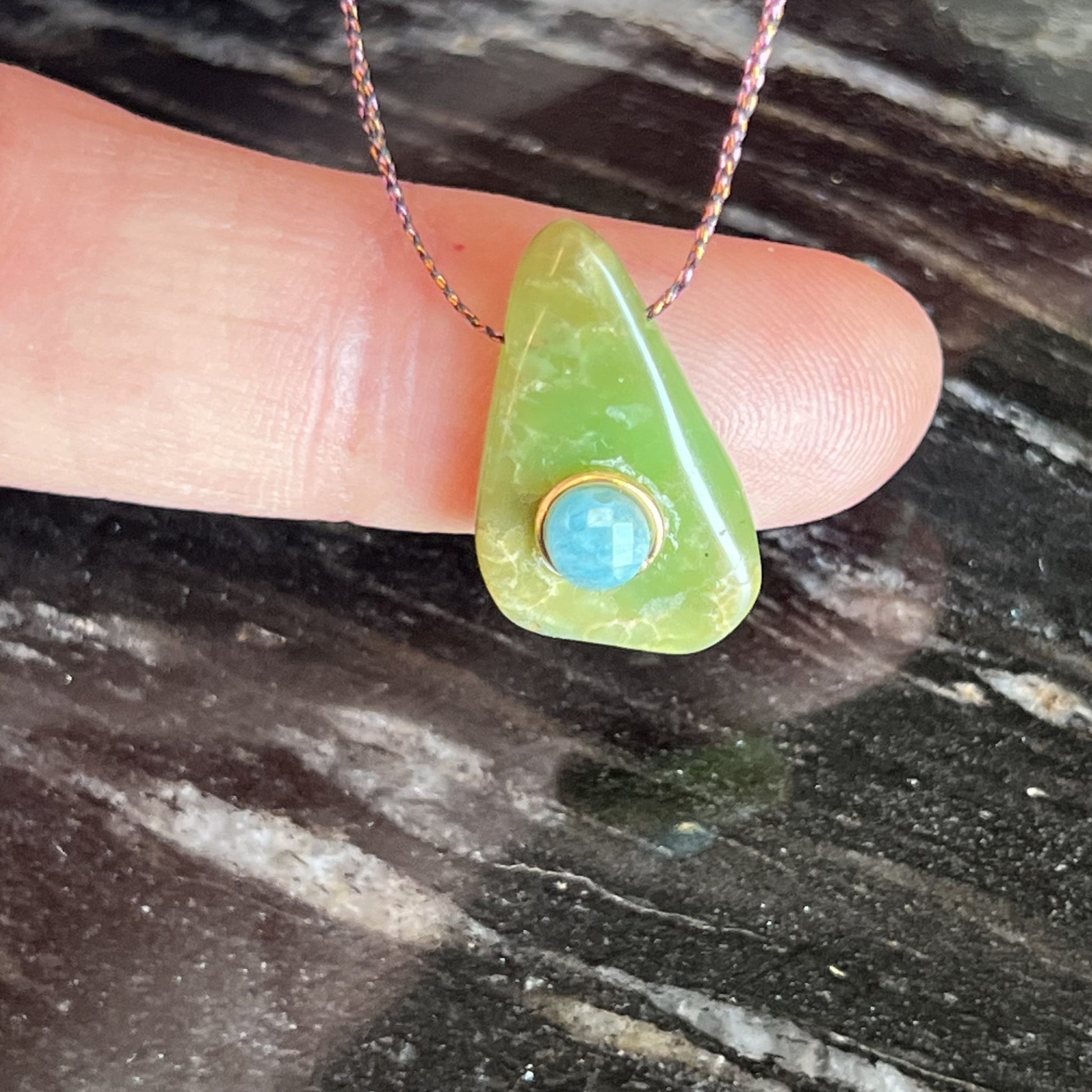 pendentif en Chrysoprase