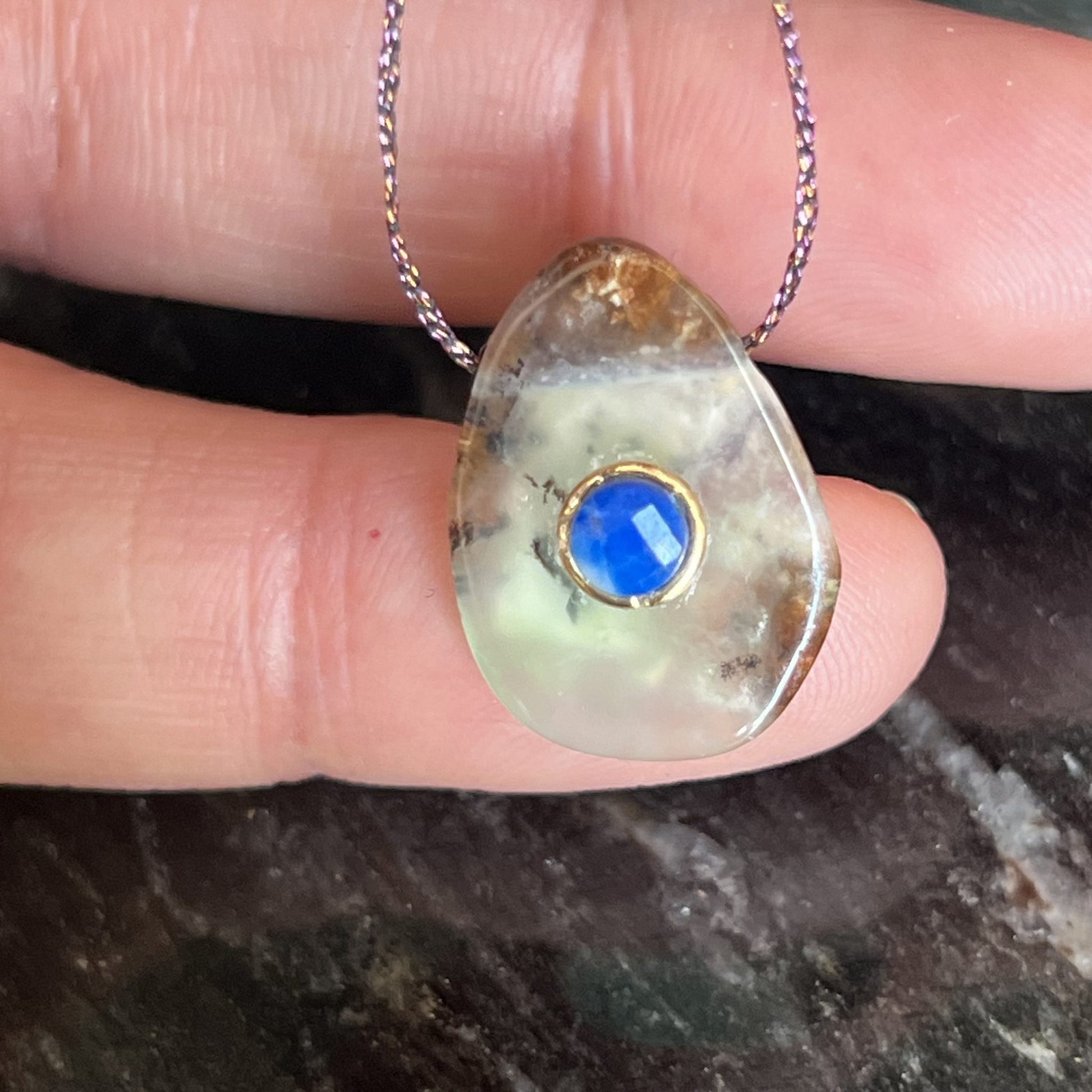 pendentif en Chrysoprase