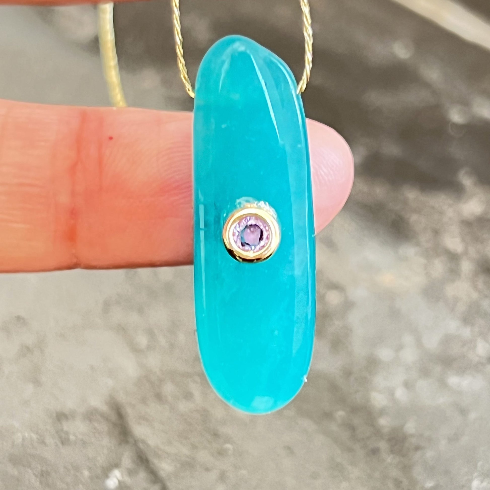 pendentif en amazonite