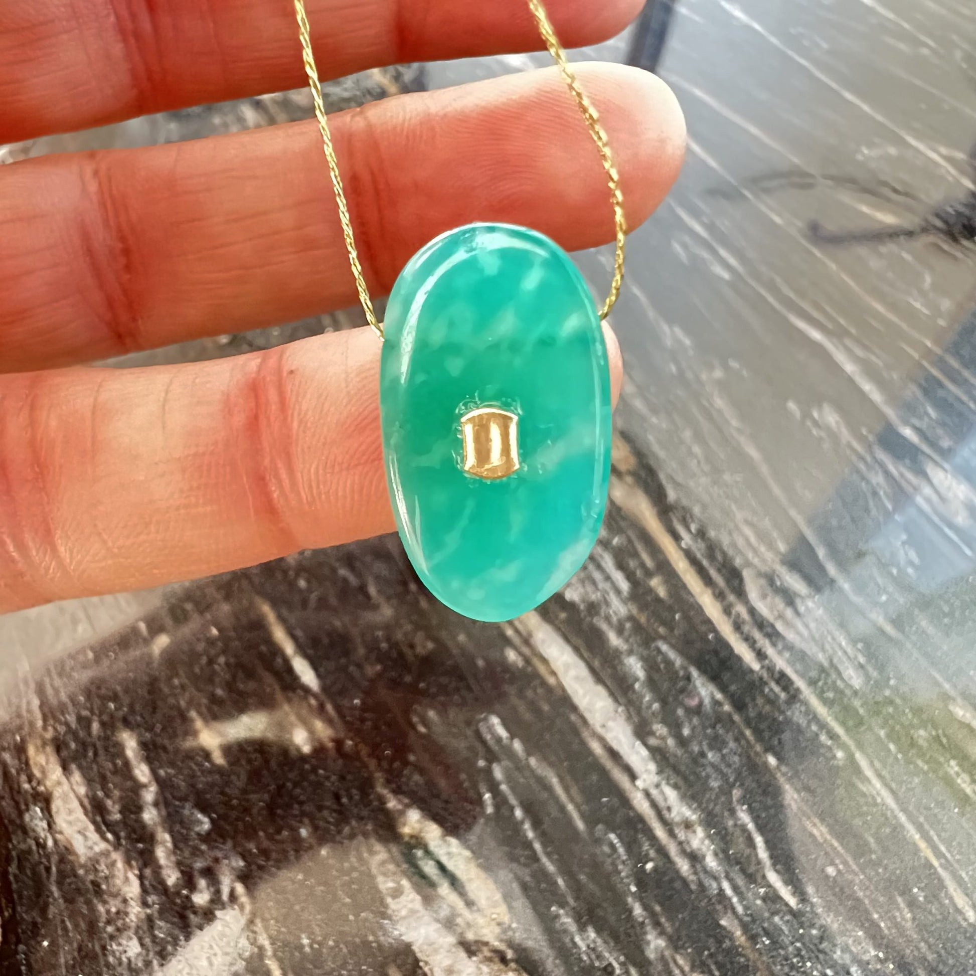 pendentif en amazonite